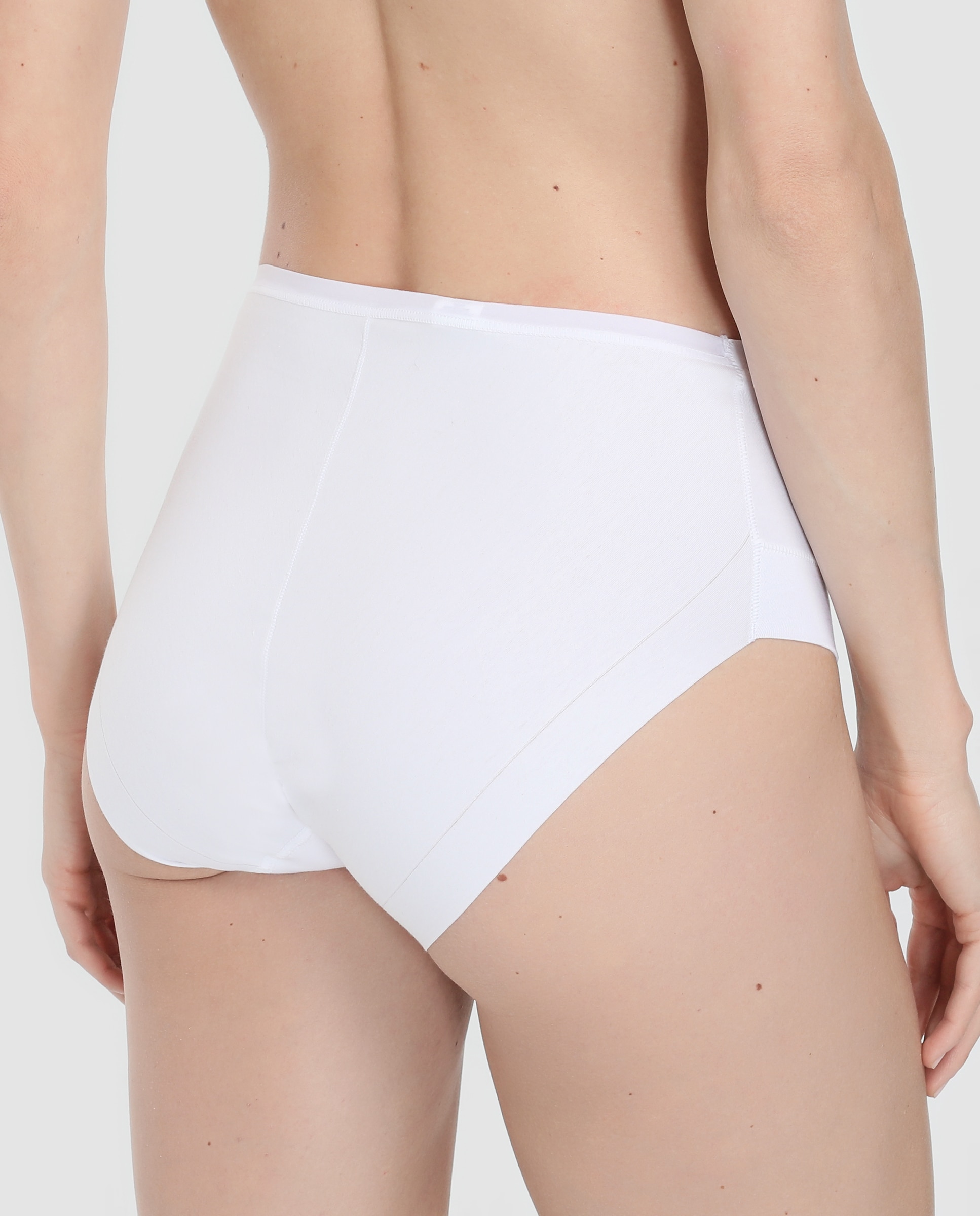 Braga alta Cotton Band Janira en color duna - Blanco Blanco-2