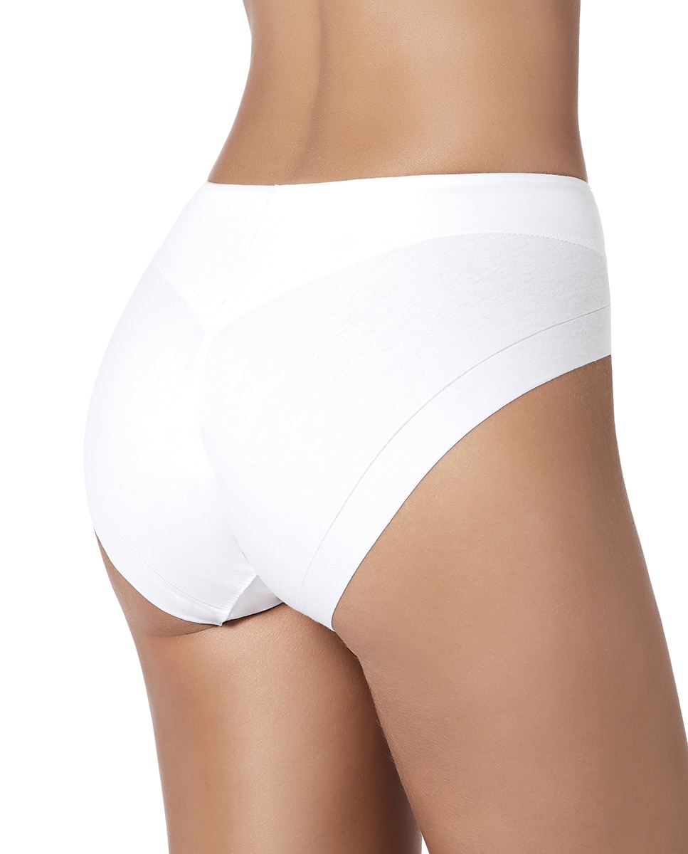 Cueca Shapewear Cotton Band Lisa Natural-2