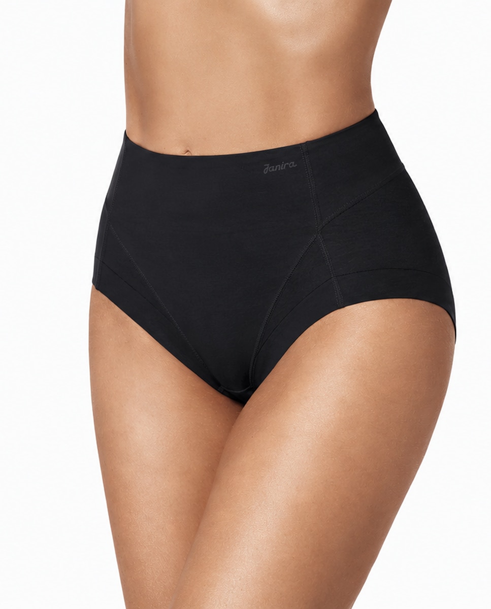 Braga Shapewear Cotton Band lisa - Janira - Negro Negro-1