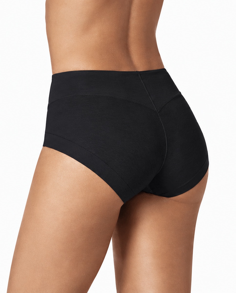 Braga Shapewear Cotton Band lisa - Janira - Negro Negro-2