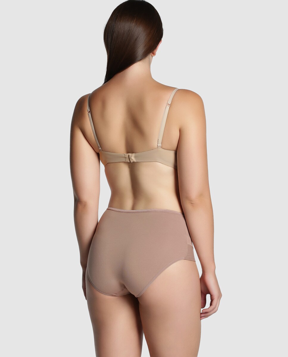 Cuecas muito elásticas e confortáveis de mulher Janira Mel-2