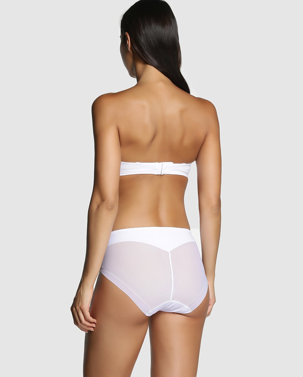 Braga con control, mark-free de mujer Janira - Blanco Blanco-2