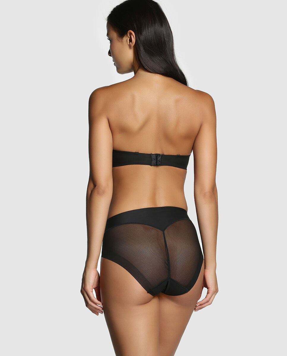 Cuecas com controlo, mark-free de mulher Janira Preto-2