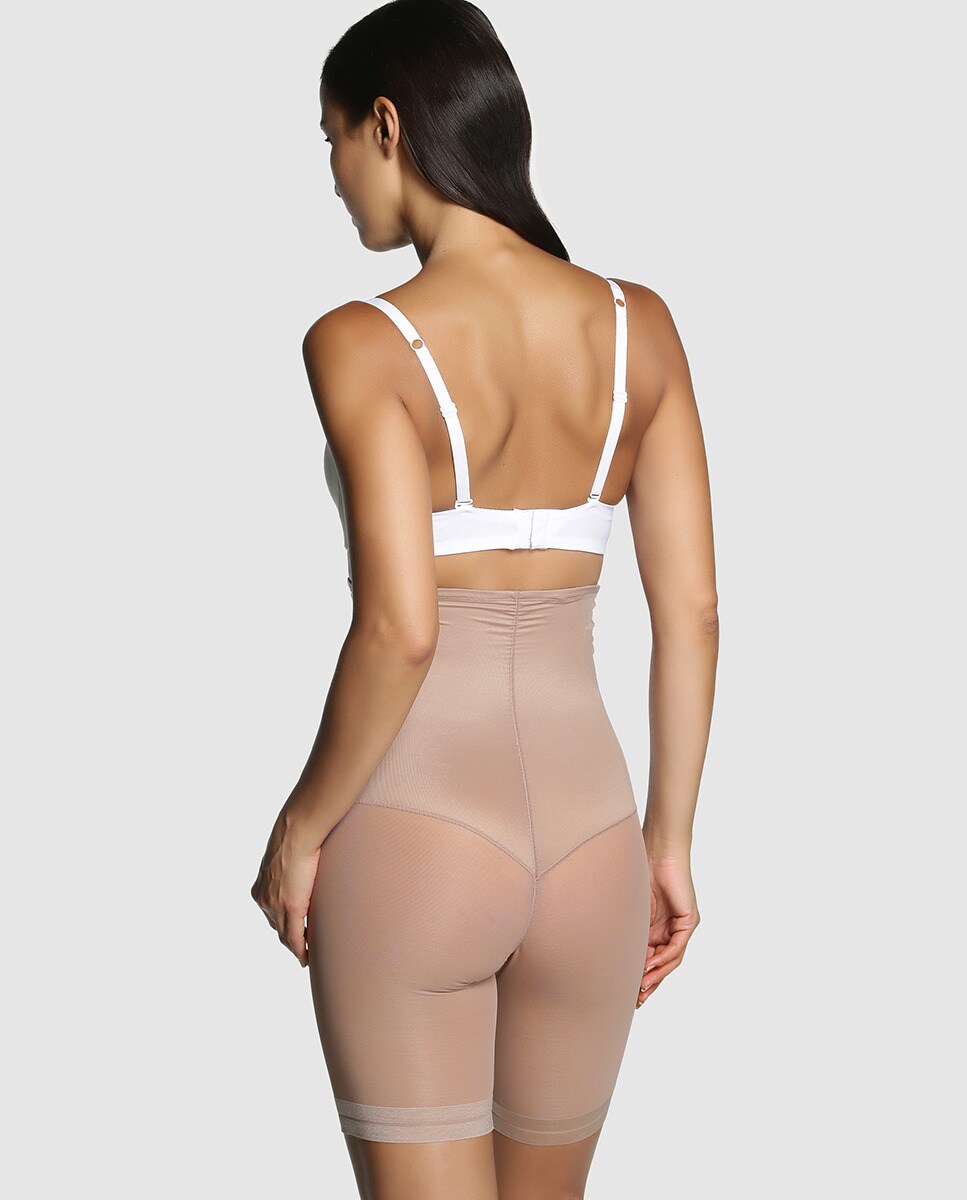 Calças shapewear figura perfeita e anticartucheiras de mulher Janira Mel-3