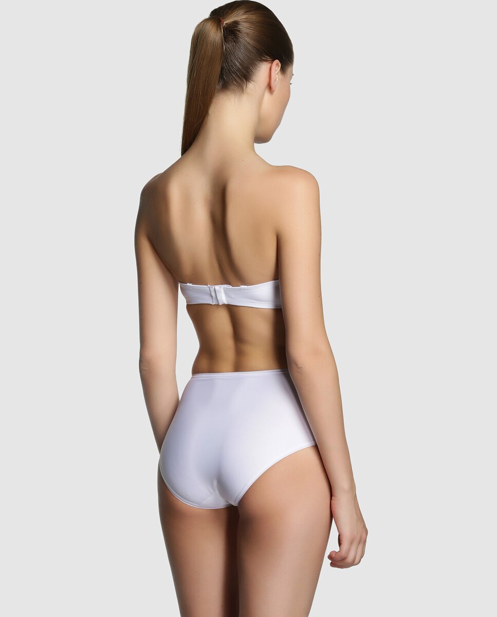 Cuecas de microfibra com máximo conforto de mulher Janira Branco-2