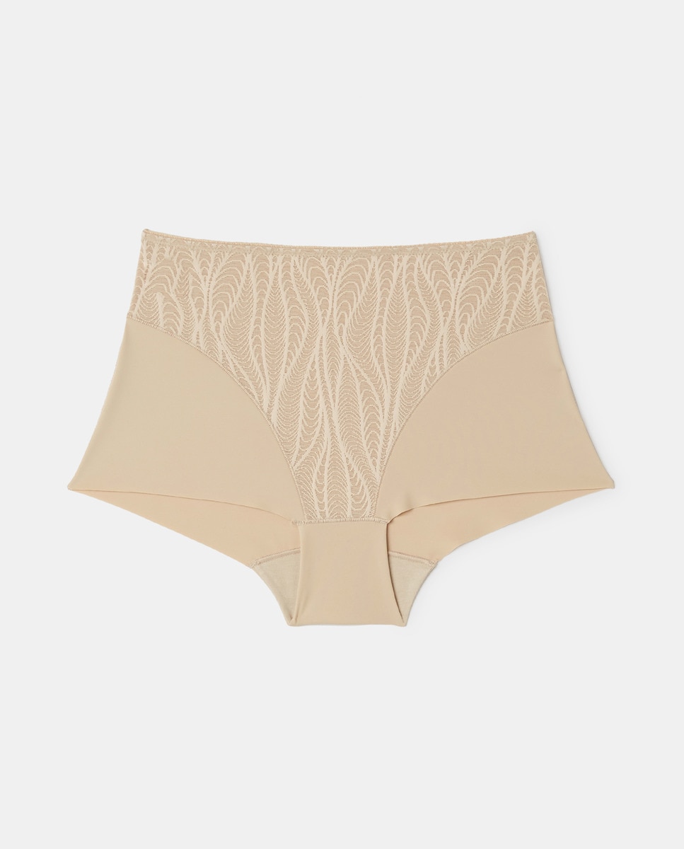 Imagem 0 de Cueca de Controlo com Corte de Laser e Renda