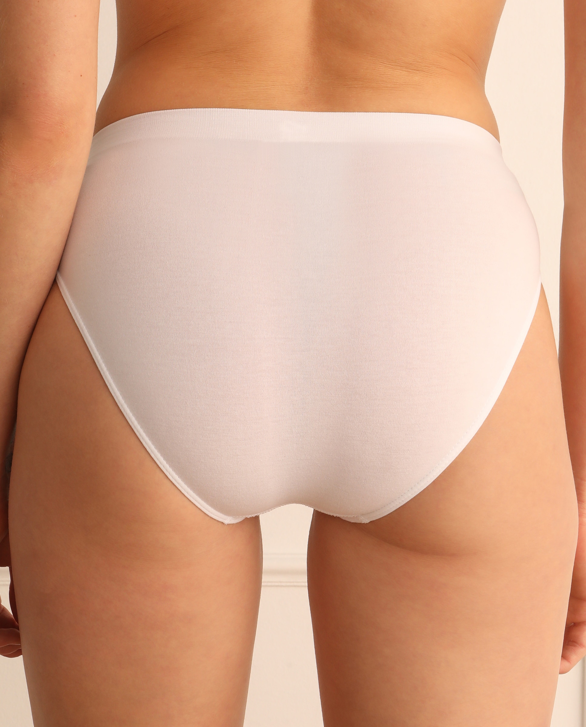 Braga Seamless con cintura grabada - Pecado Original - Blanco Blanco-2