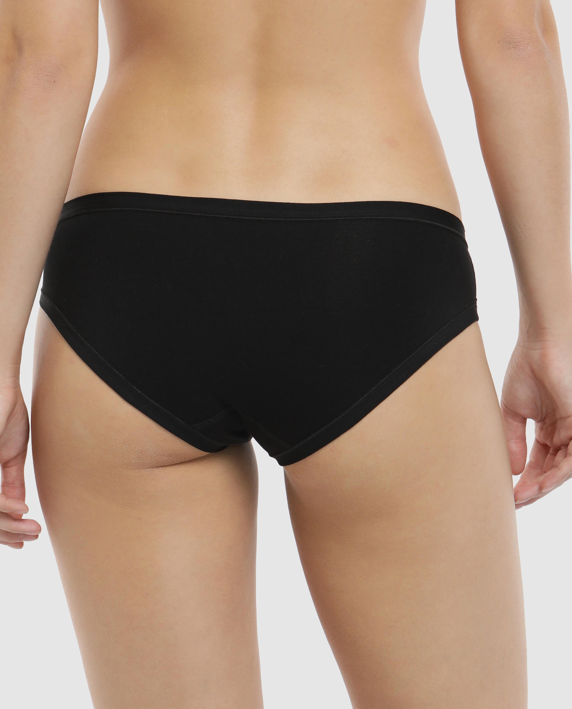 Imagen 2 de Braga Pecado Original en algodón con puntilla - Negro Negro
