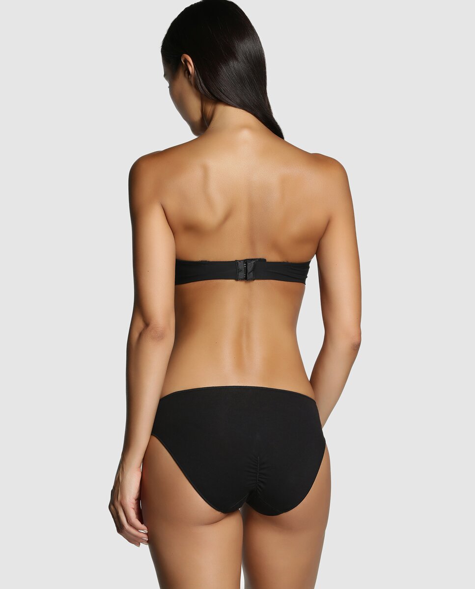 Imagen 2 de Braga de microfibra con máximo confort de mujer Janira - Negro Negro