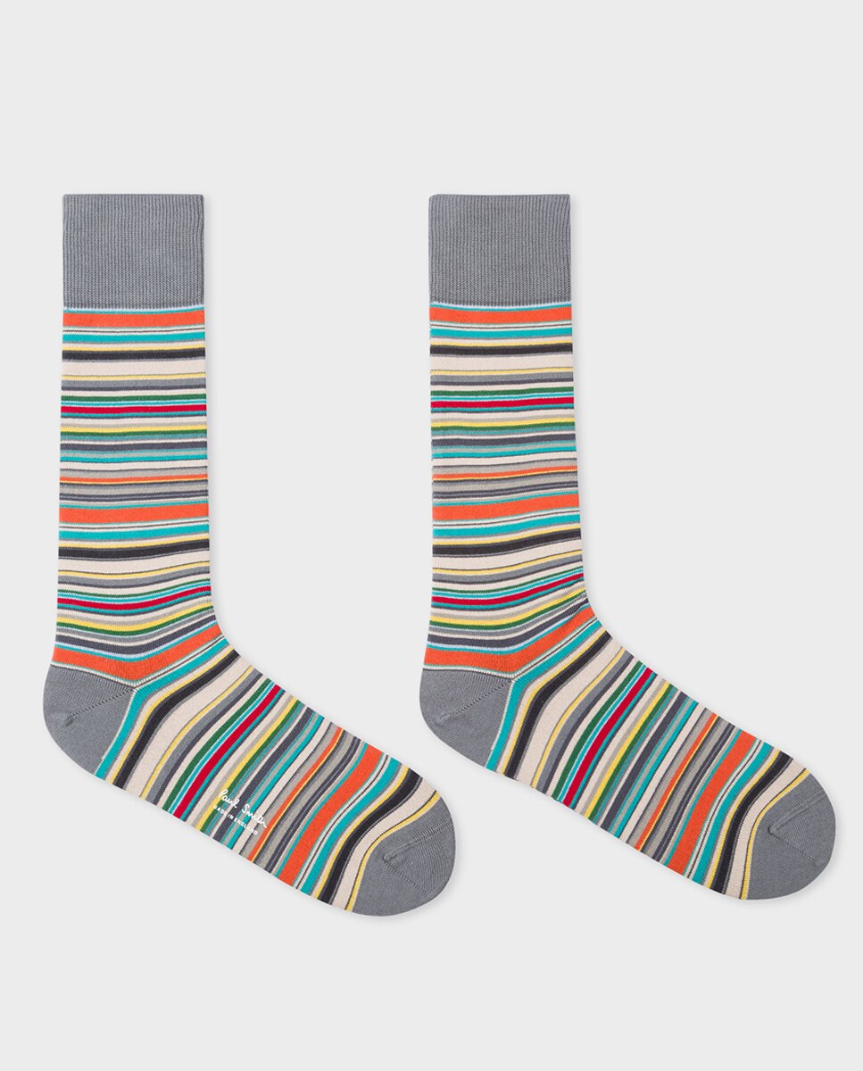 Meias Compridas de Algodão Multicolor-1