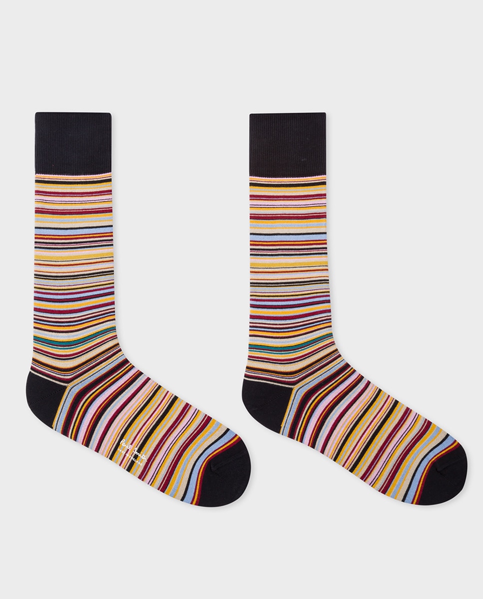 Meias Compridas de Algodão Multicolor-3