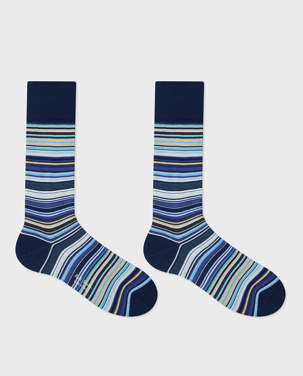 Meias Compridas de Algodão Multicolor-6