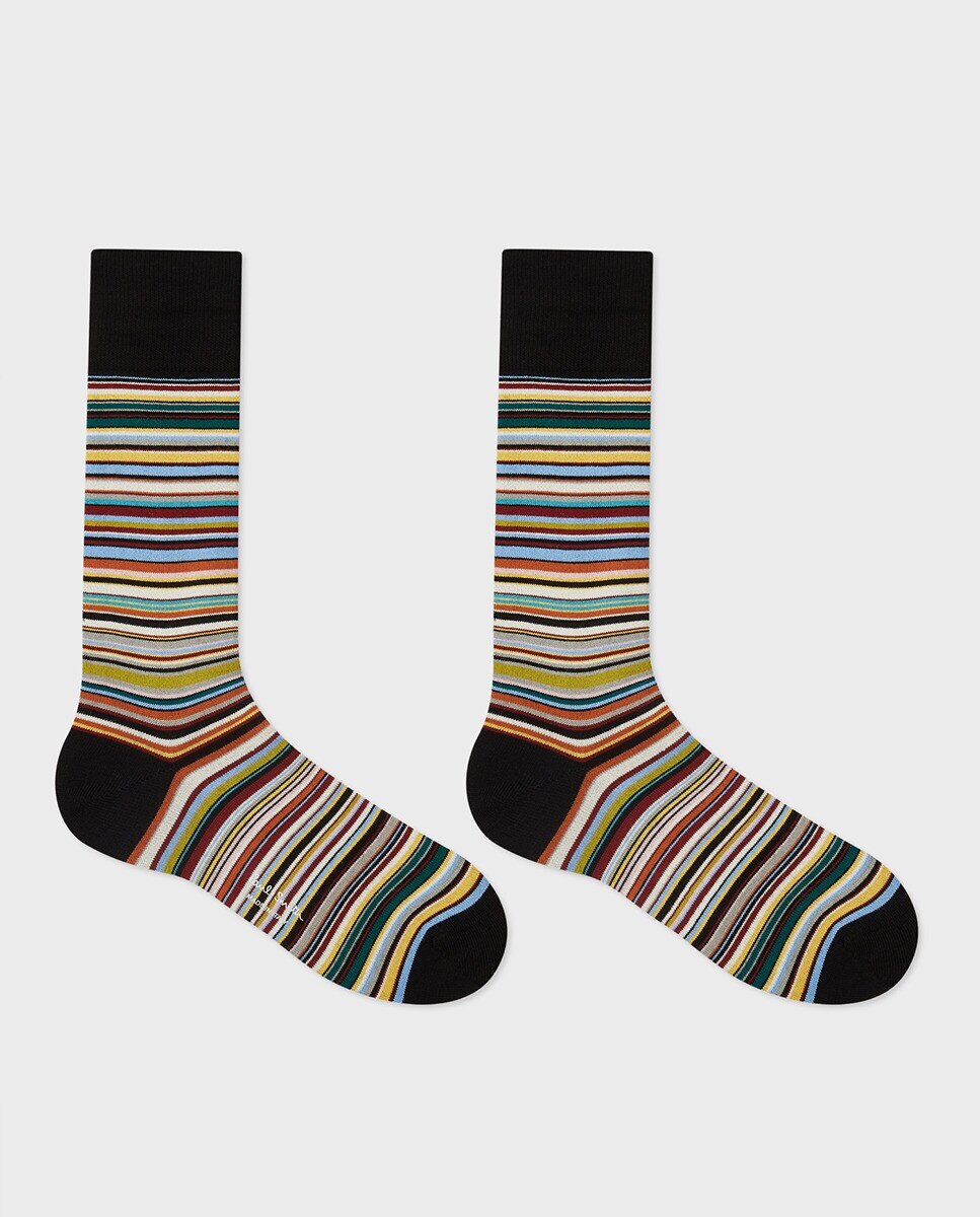 Meias Compridas de Algodão Multicolor-7