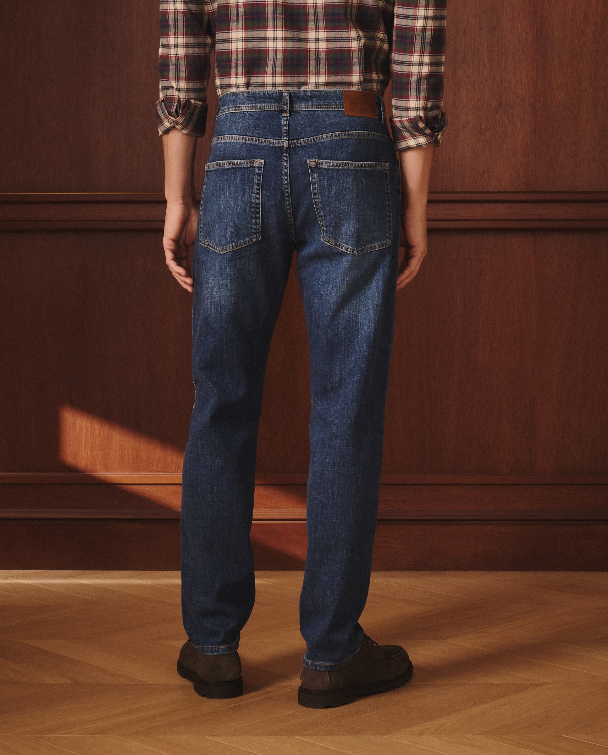 Jeans Straight Stretch Azul-índigo-3