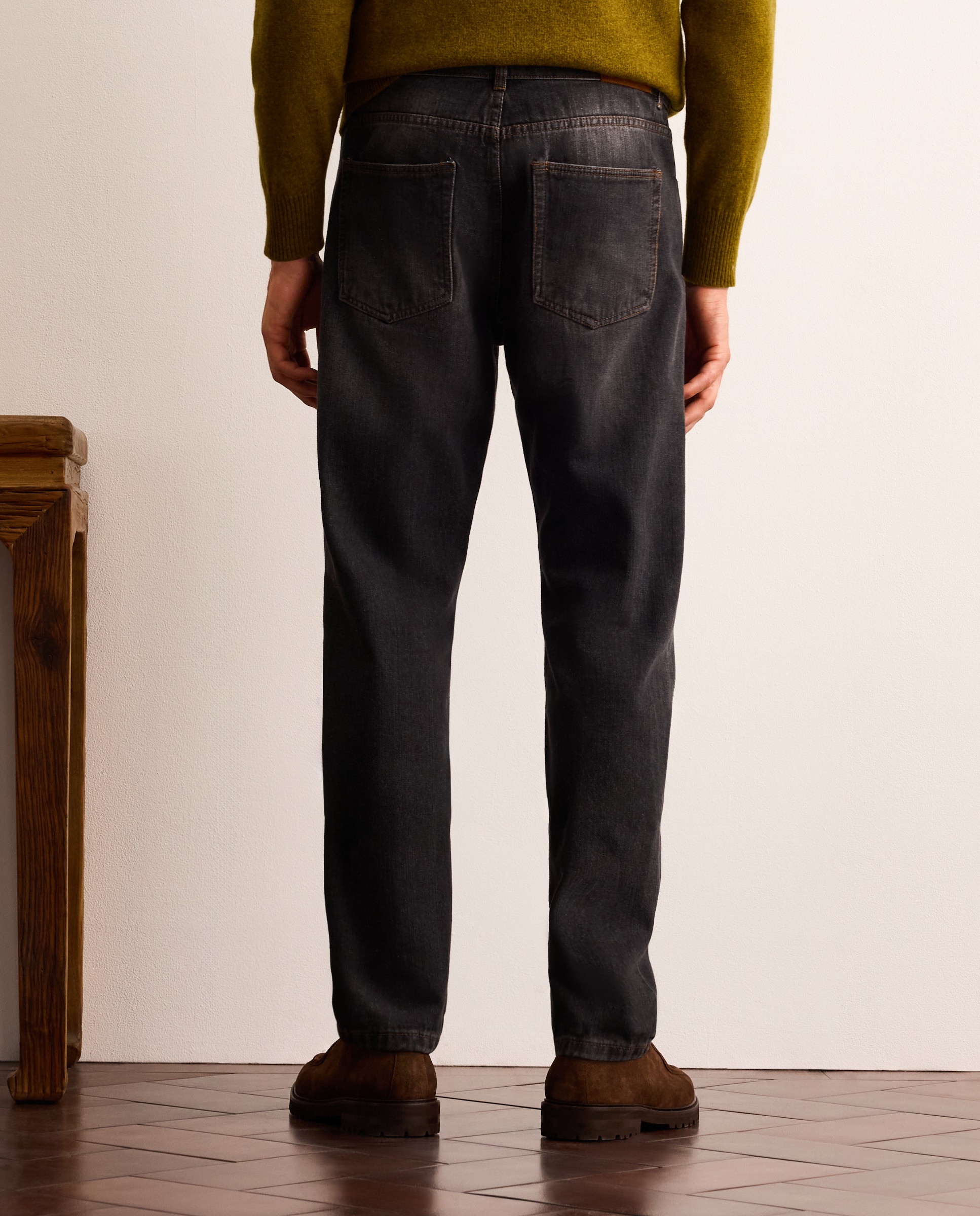 Pantalón vaquero de hombre regular. - Lloyd's - Gris oscuro Gris oscuro-3