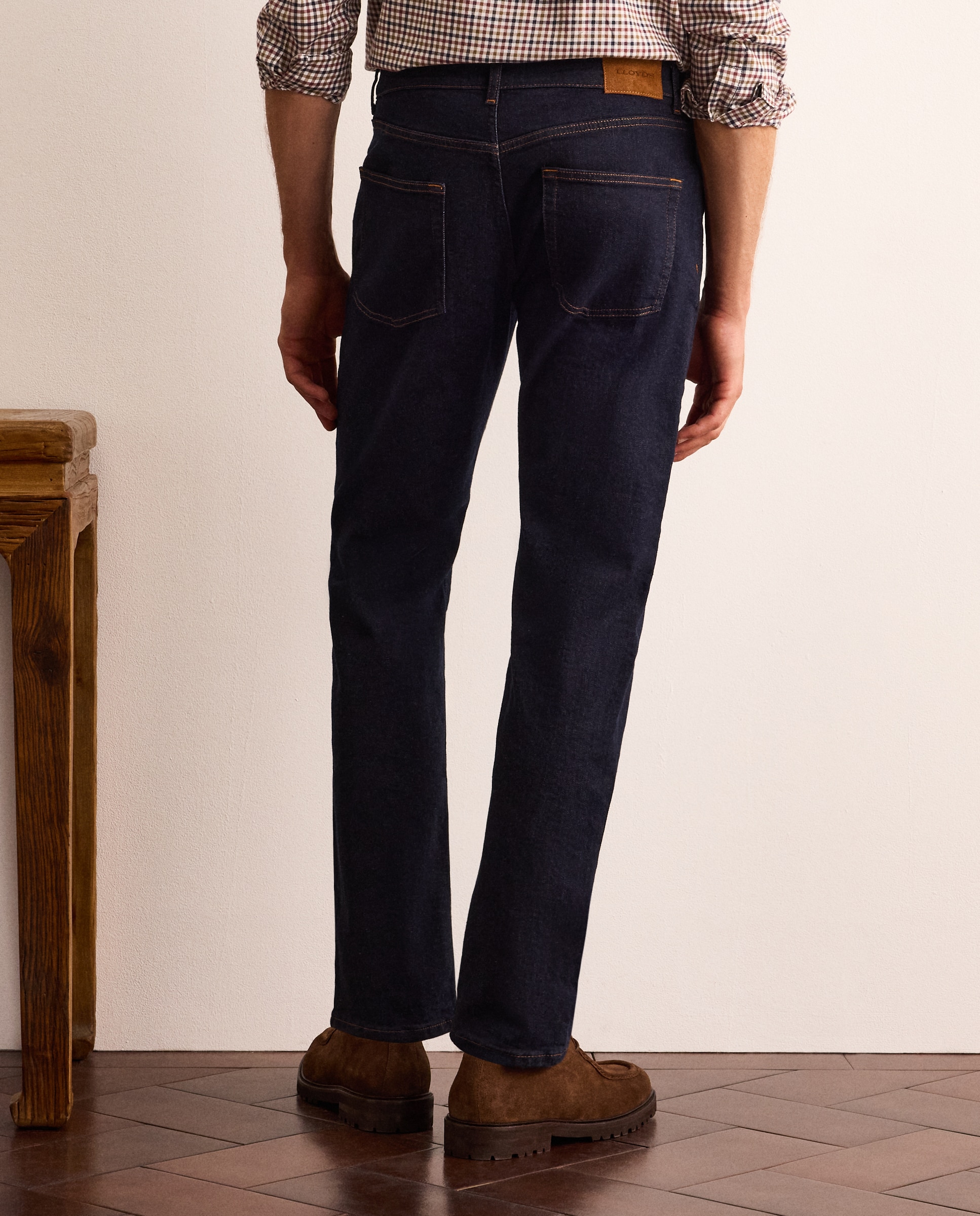 Pantalón vaquero regular fit de algodón stretch hombre - Lloyd's - Azul Azul-3