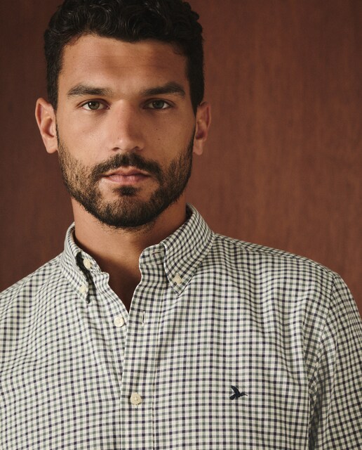 Imagen 0 de Camisa cuadros twill de hombre.