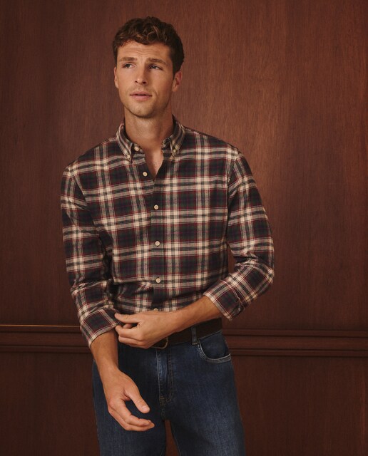 Imagem 0 de Camisa de Sarja aos Quadrados