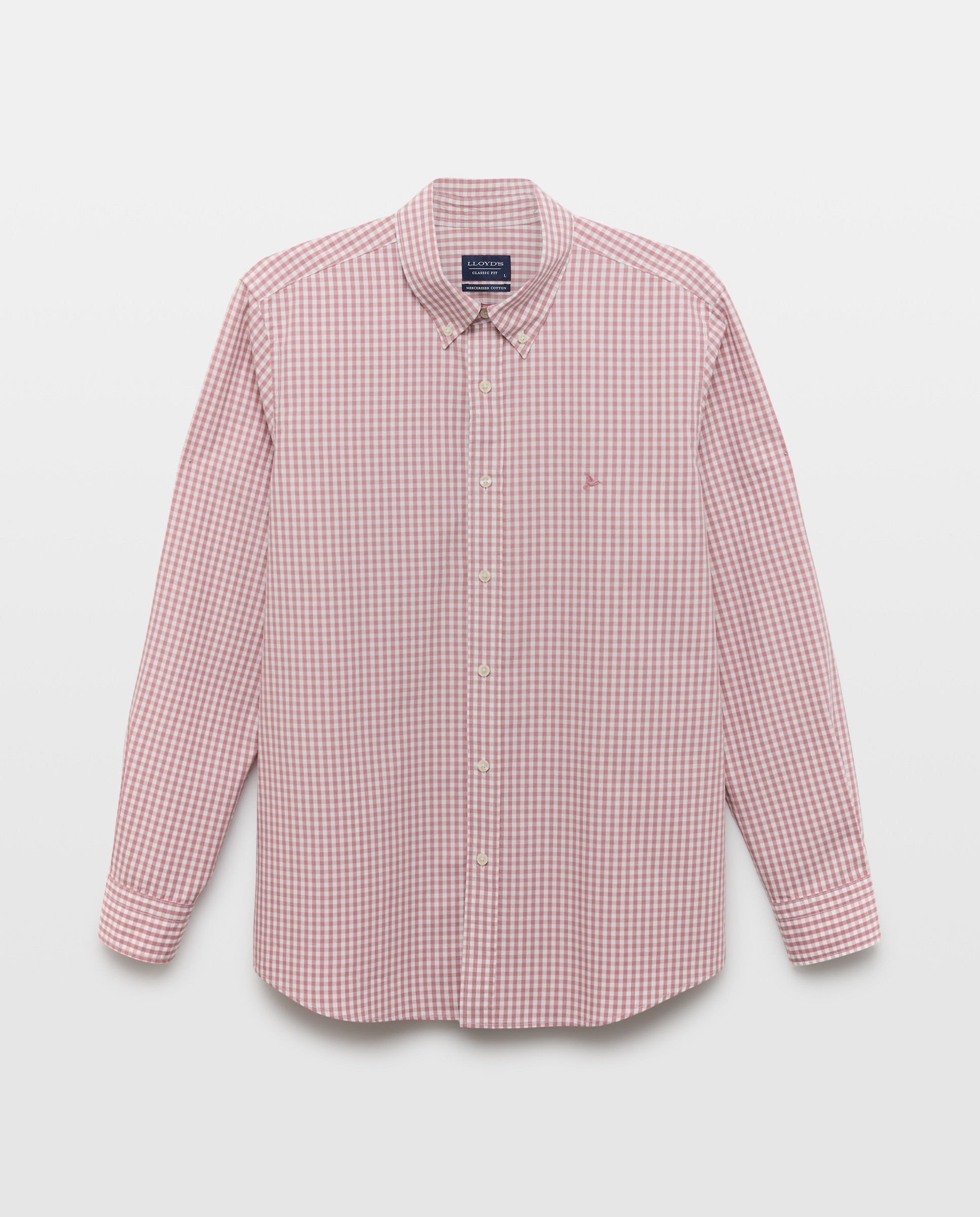 Camisa popelín de hombre classic fit - Lloyd's - Burdeos Burdeos-4