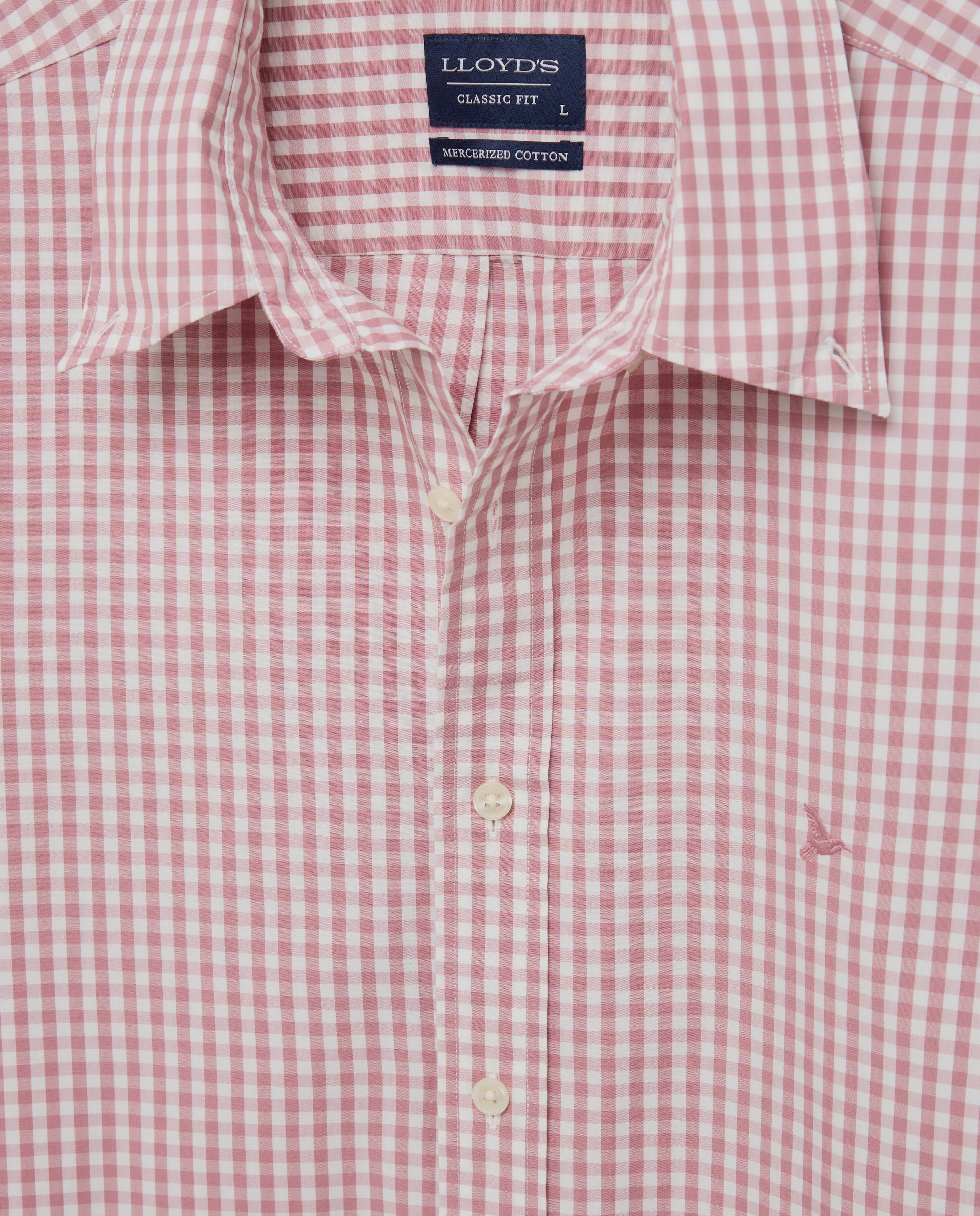 Camisa popelín de hombre classic fit - Lloyd's - Burdeos Burdeos-5