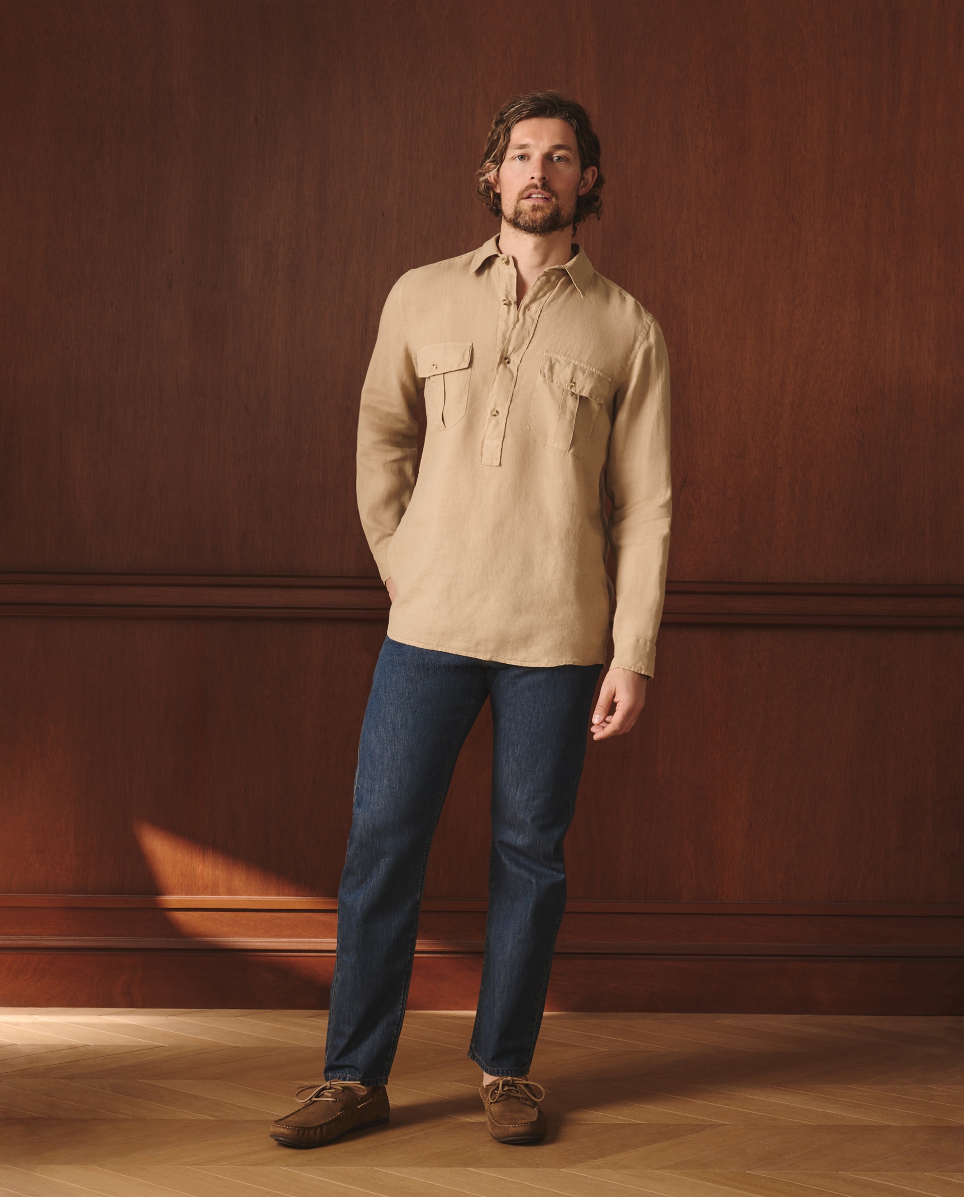 Imagem 0 de Camisa Classic Fit de Linho