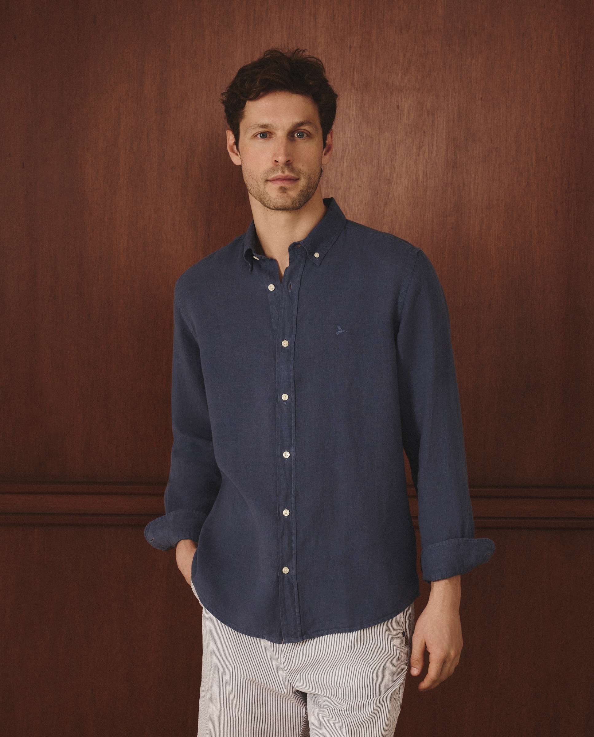 Imagem 0 de Camisa Classic Fit de Linho