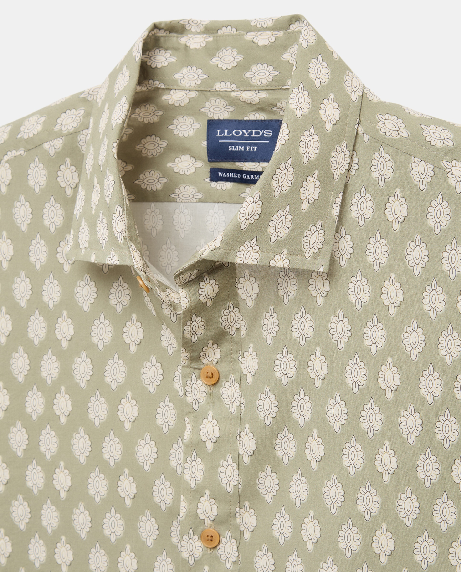 Camisa Estampada Slim Fit Cru-2