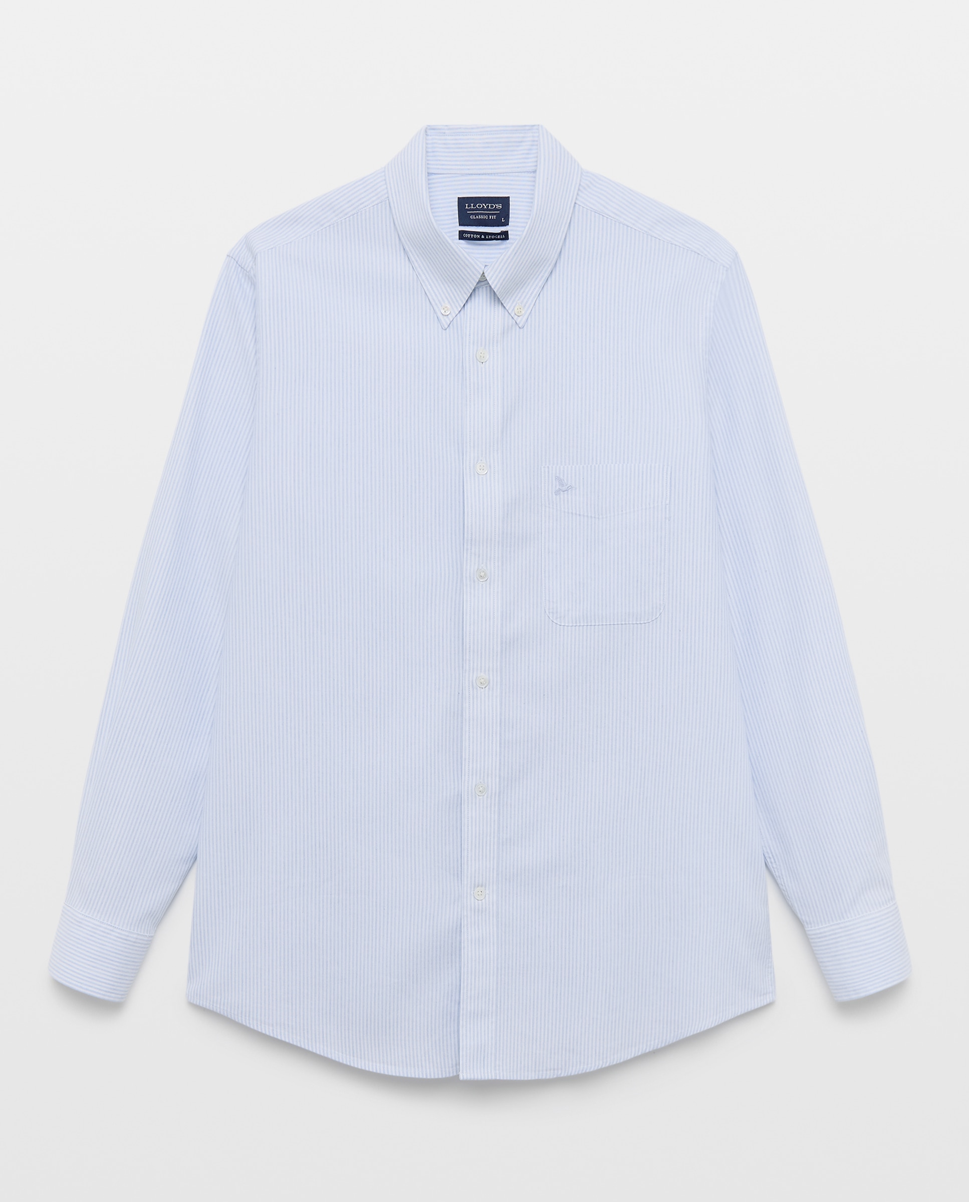 Imagem 0 de Camisa Oxford Classic Fit às Riscas