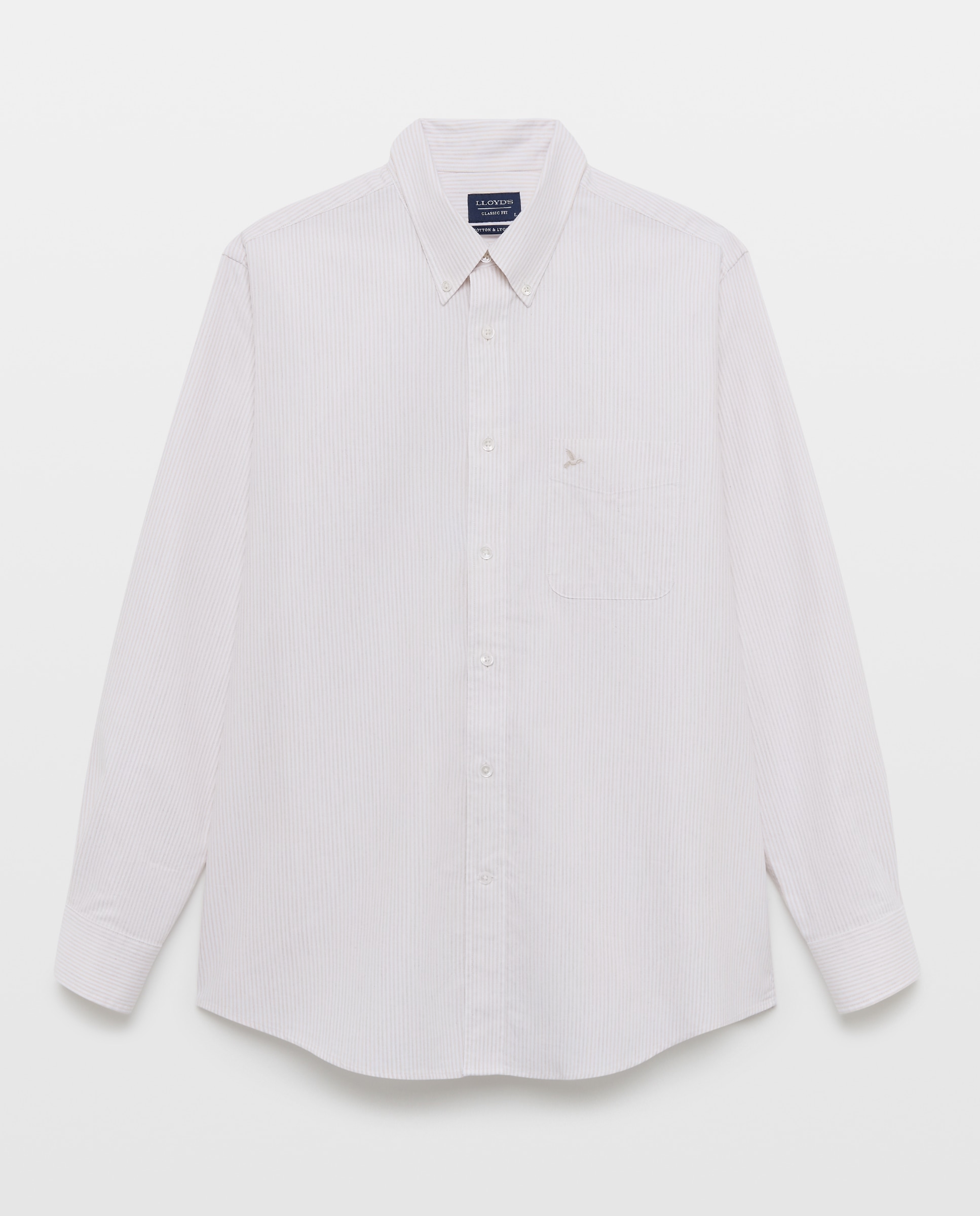 Imagem 0 de Camisa Oxford Classic Fit às Riscas