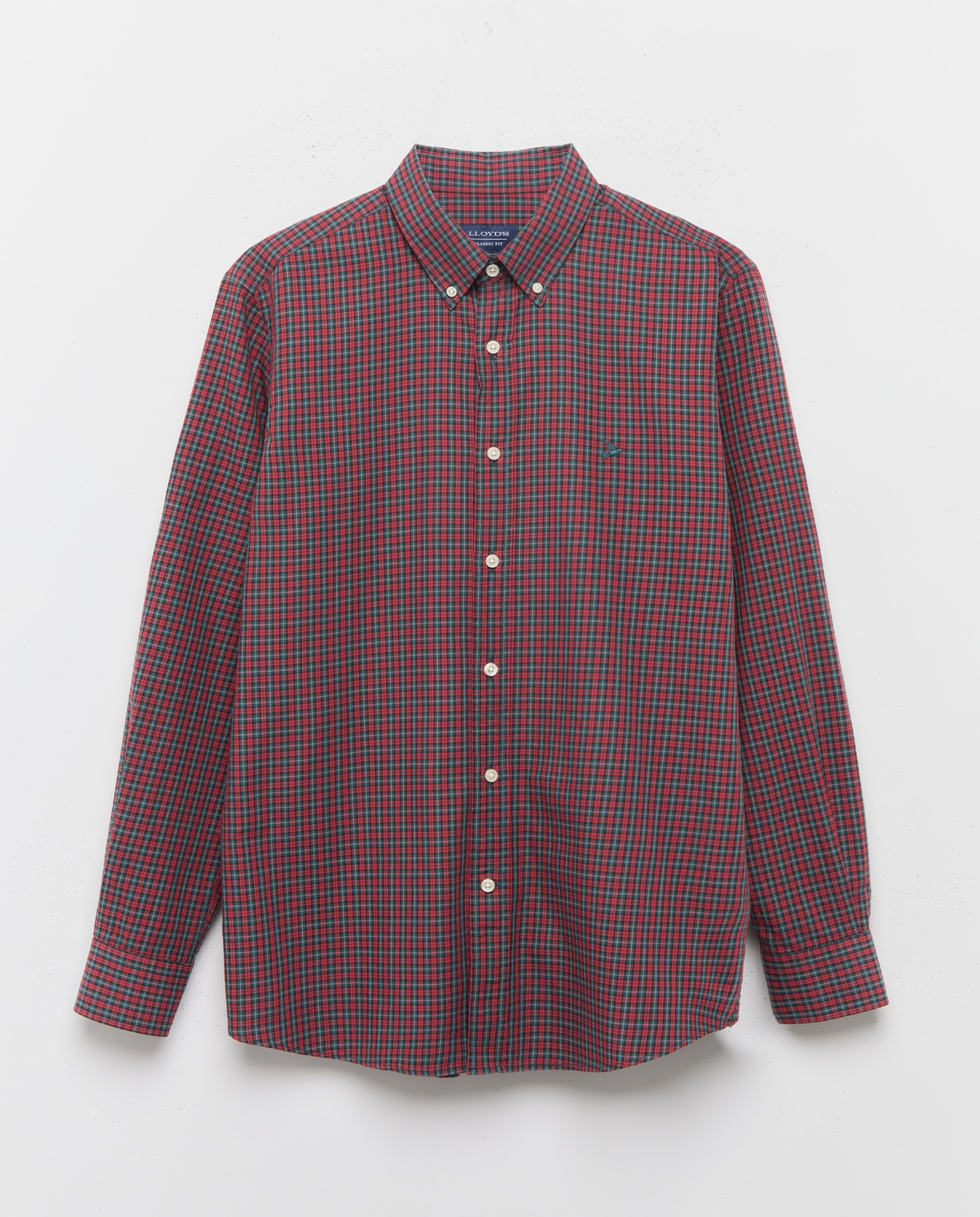 Camisa twill de hombre classic fit - Lloyd's - Rojo Rojo-1