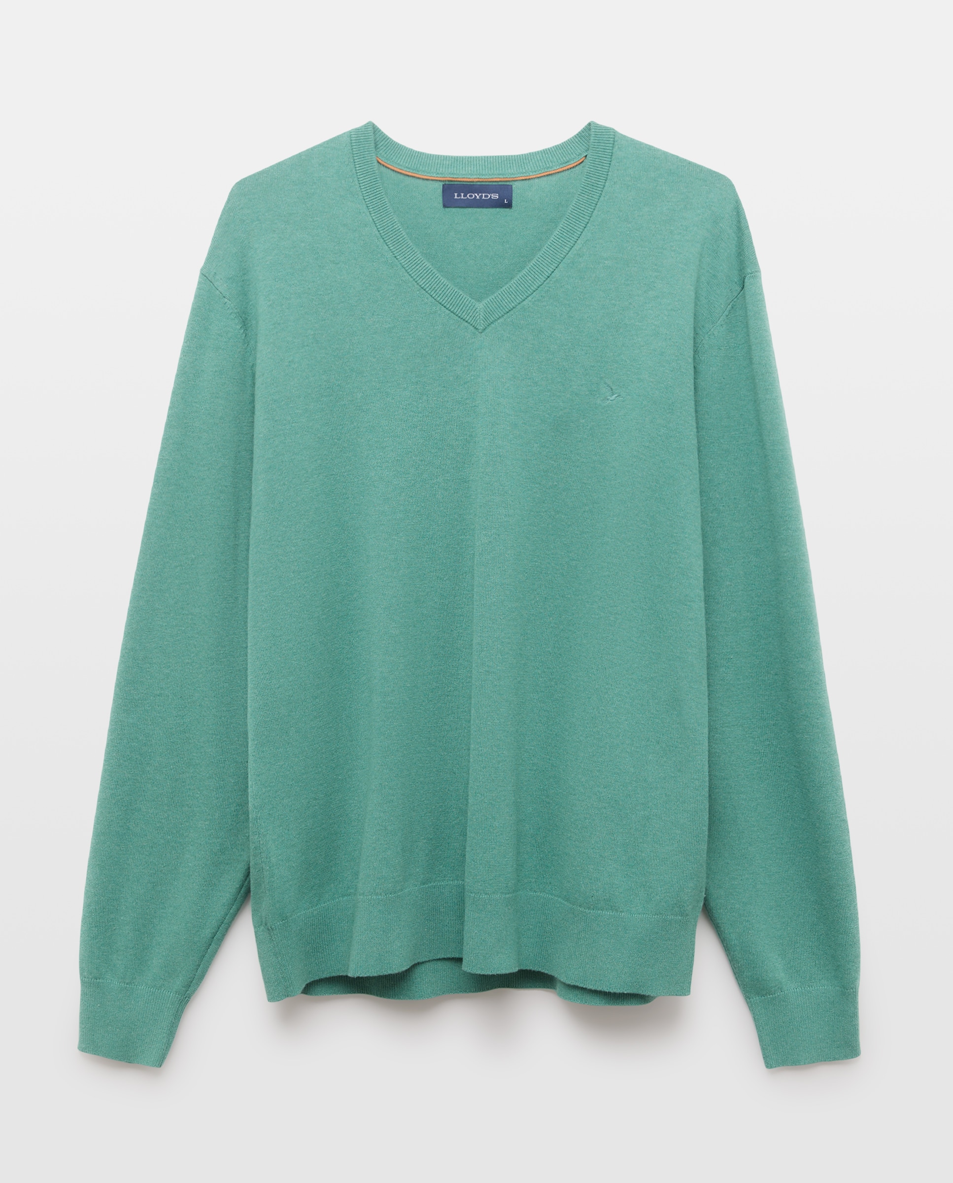 Jersey de hombre cuello pico - Lloyd's - Verde Verde-4