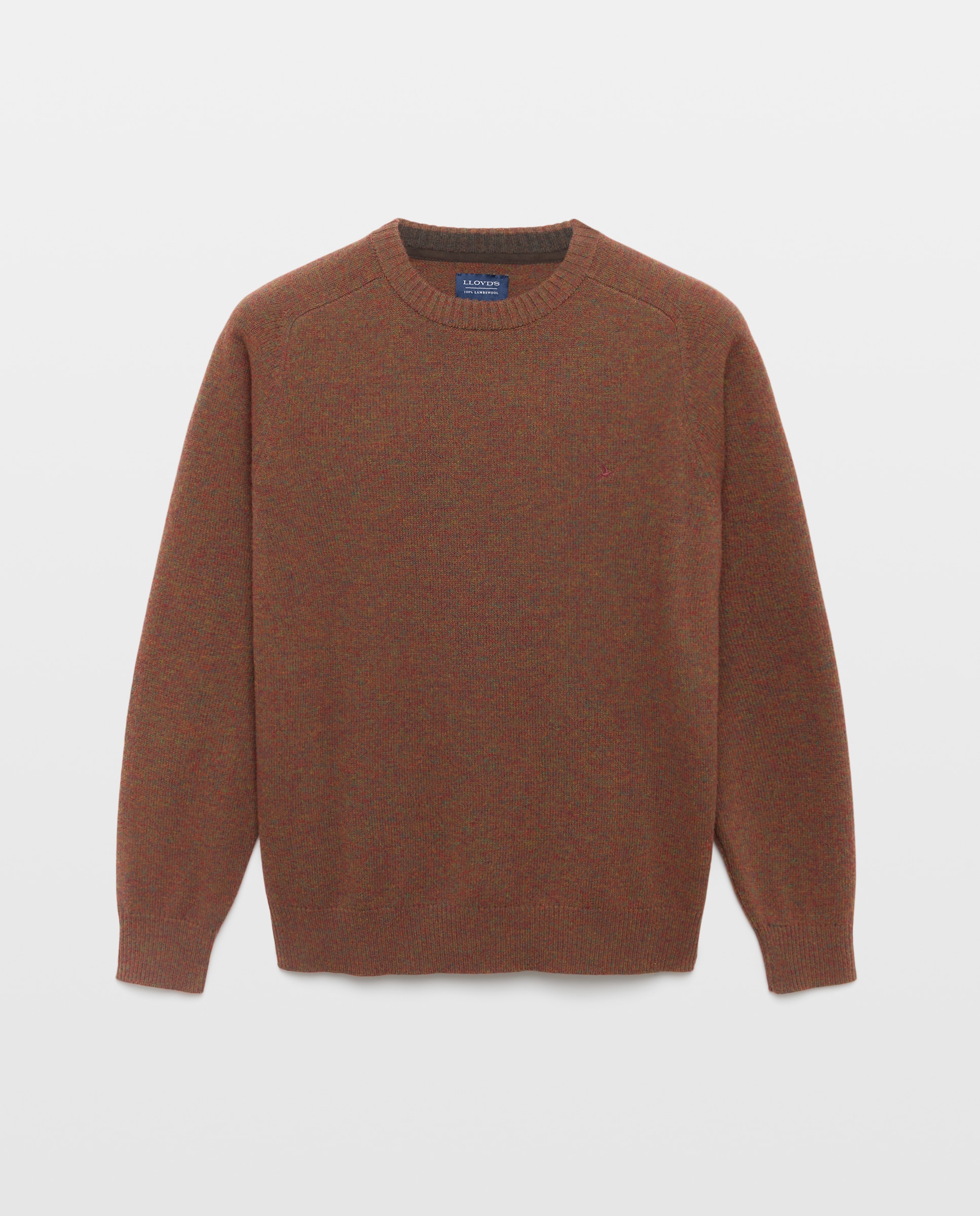 Imagen 4 de Jersey 100% lambswool con cuello redondo hombre - Lloyd's - Marrón claro Marrón claro