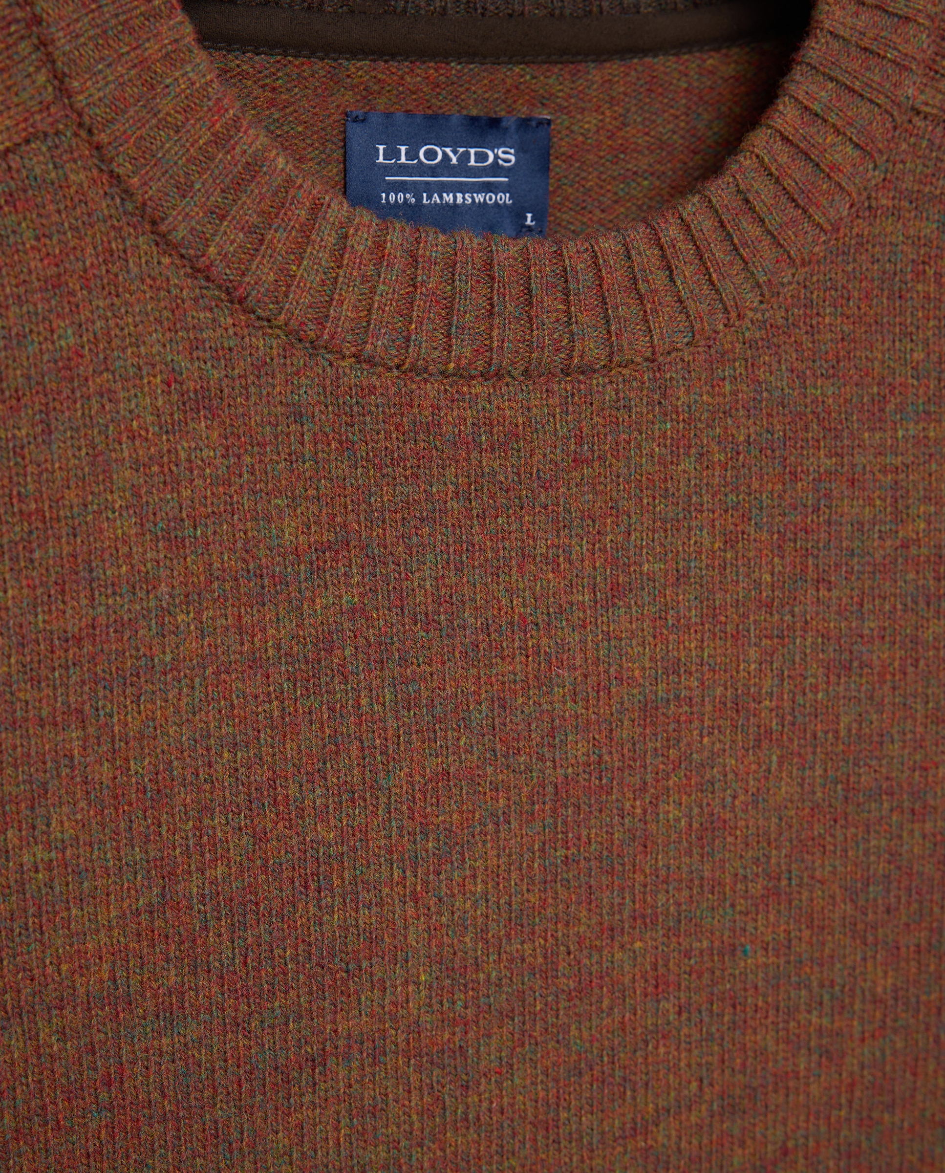 Imagen 5 de Jersey 100% lambswool con cuello redondo hombre - Lloyd's - Marrón claro Marrón claro