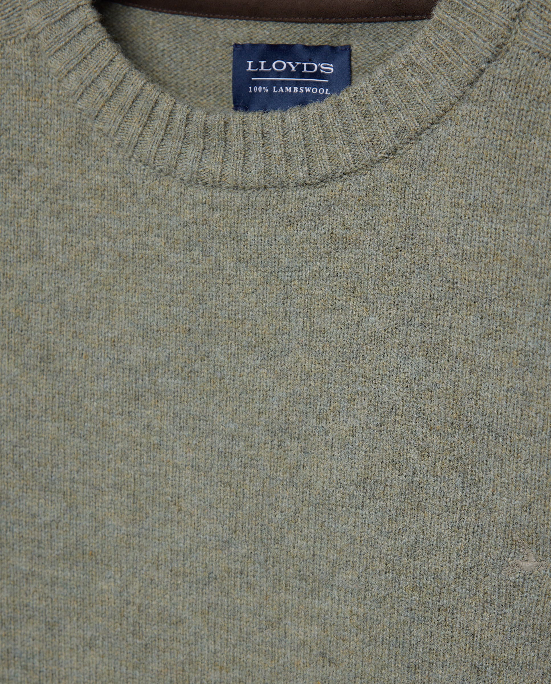 Imagen 5 de Jersey 100% lambswool con cuello redondo hombre - Lloyd's - Verde claro Verde claro