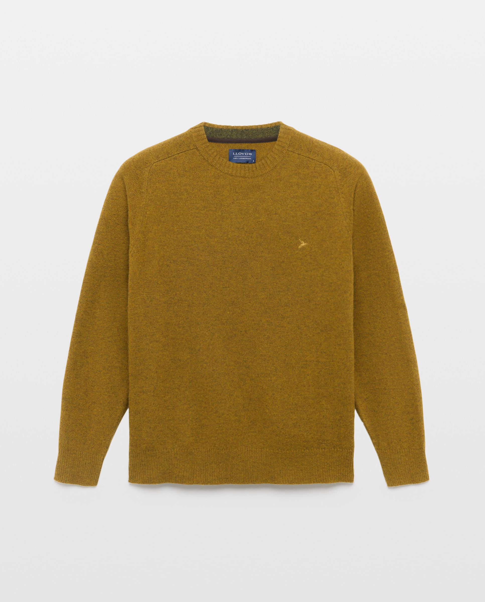 Imagen 4 de Jersey 100% lambswool con cuello redondo hombre - Lloyd's - Amarillo Amarillo