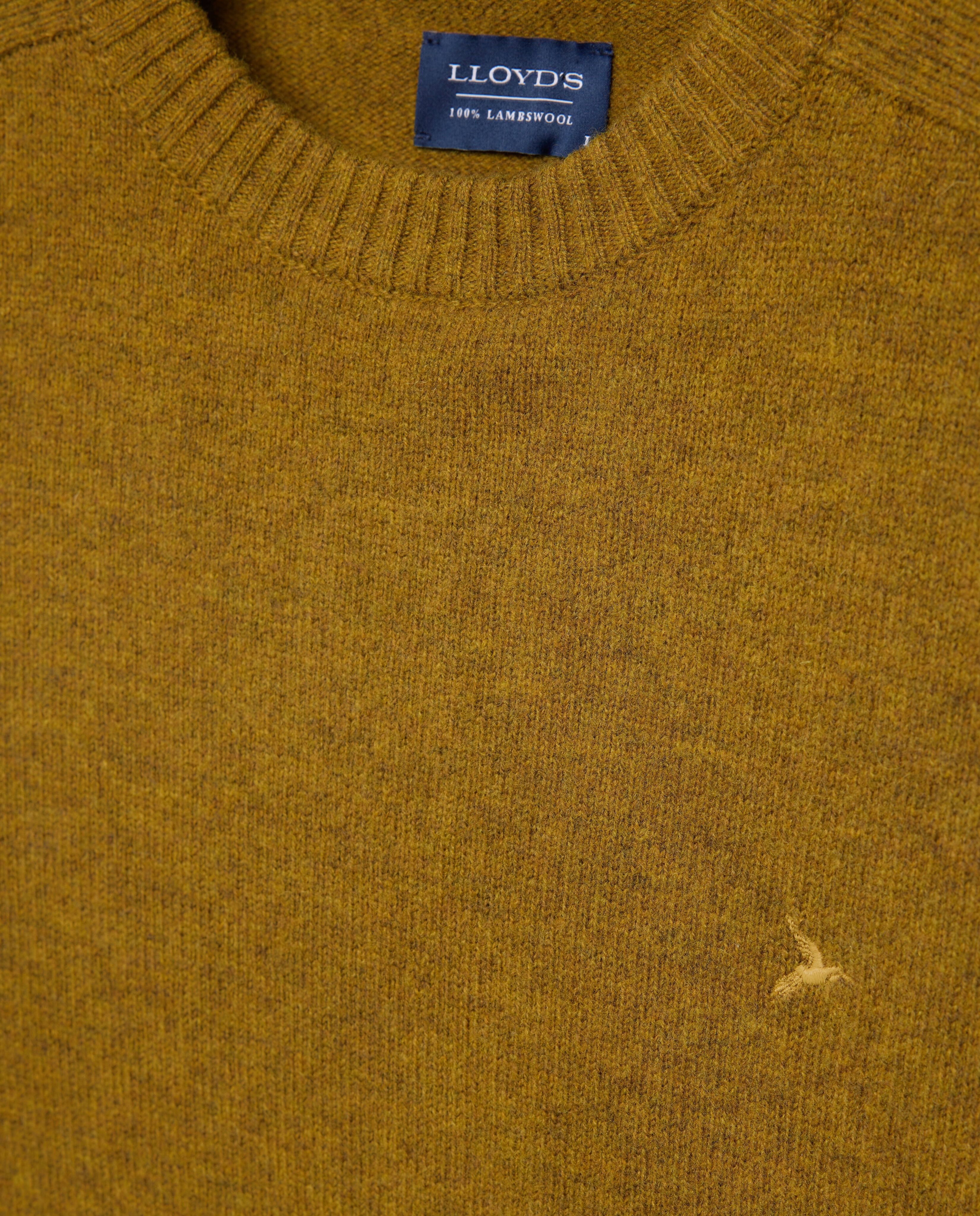Imagen 5 de Jersey 100% lambswool con cuello redondo hombre - Lloyd's - Amarillo Amarillo