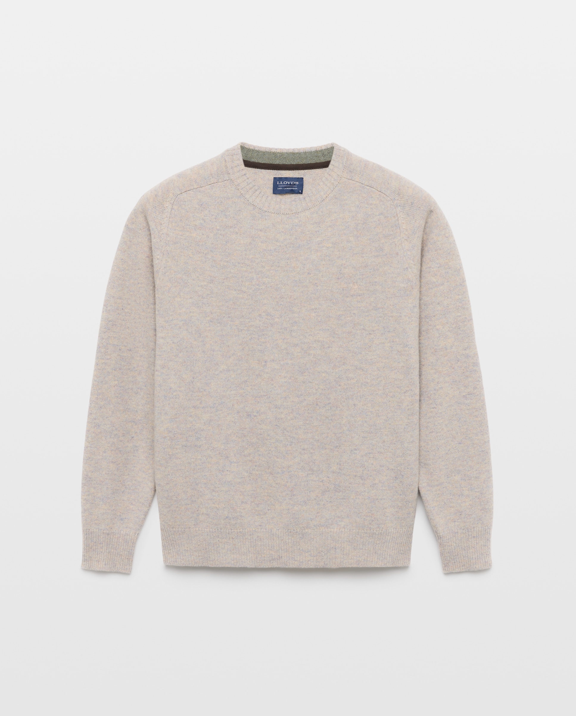 Imagem 0 de Camisola de Malha de Lambswool com Gola Redonda
