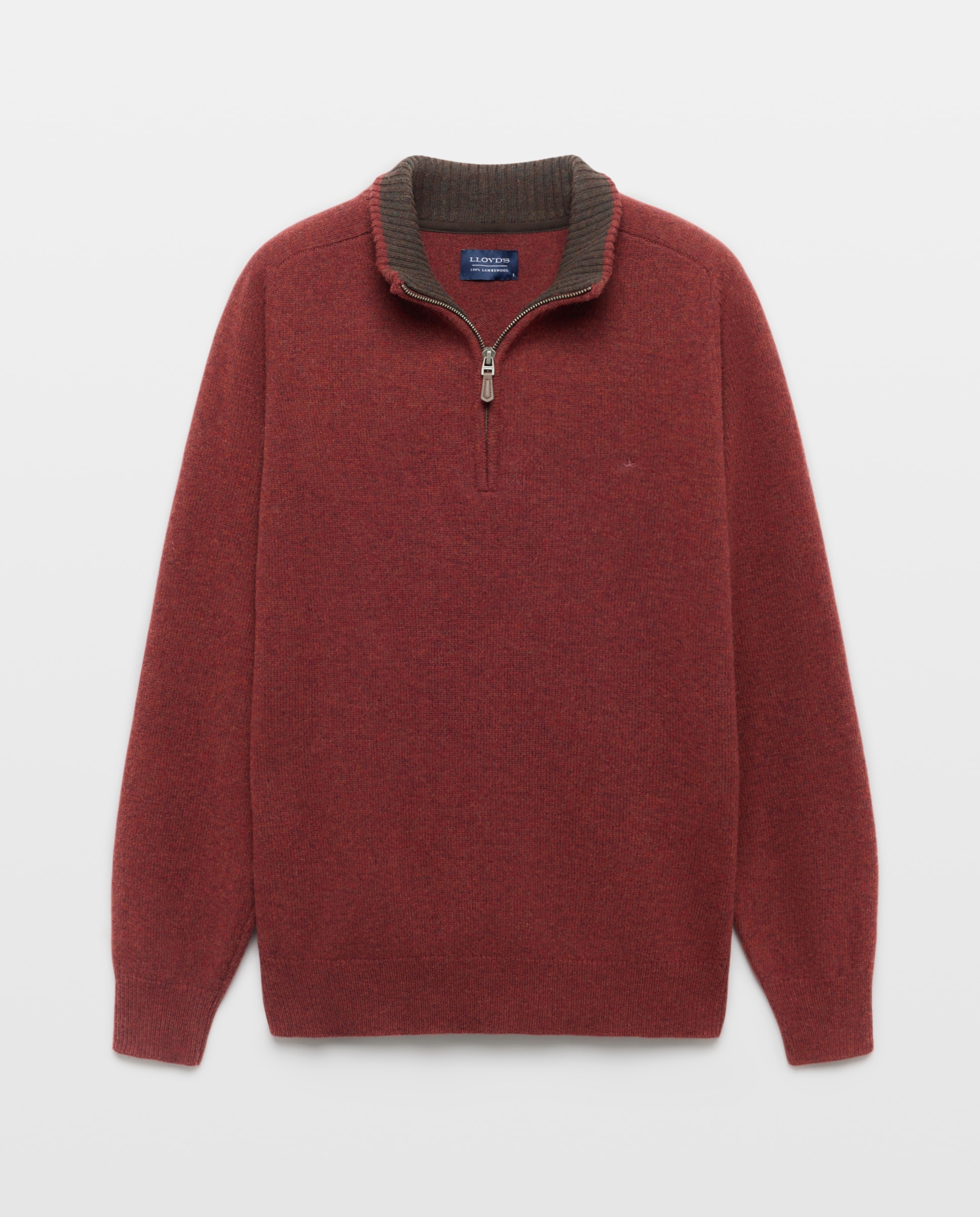 Imagem 0 de Camisola de Malha de Lambswool com Fecho de Correr