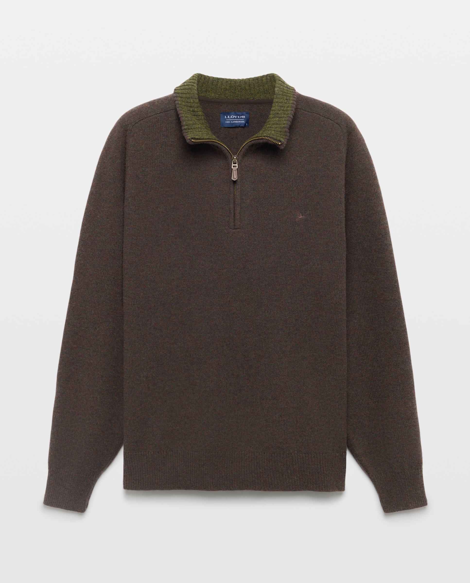 Imagem 0 de Camisola de Malha de Lambswool com Fecho de Correr