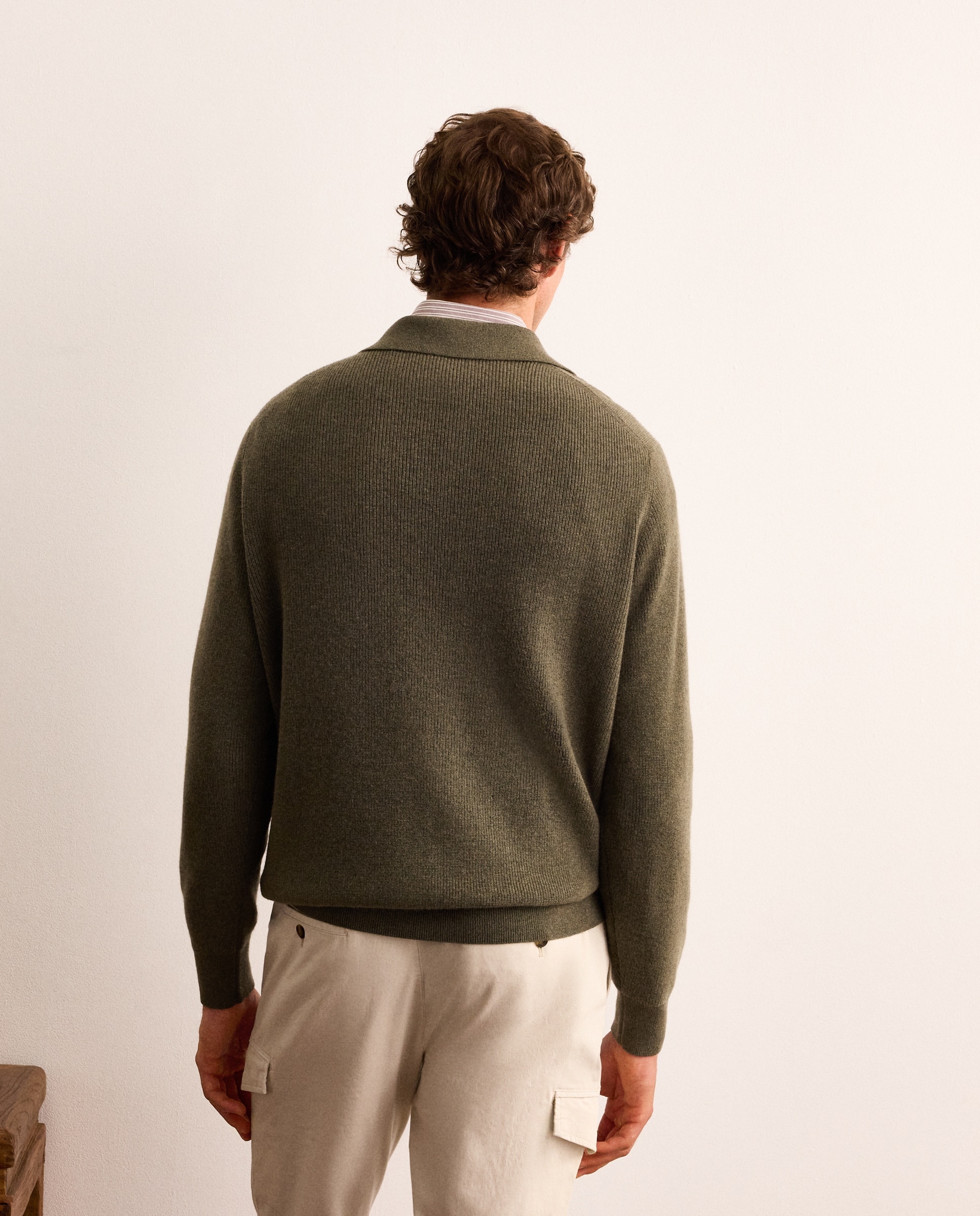 Jersey de hombre cuello polo - Lloyd's - Verde claro Verde claro-3