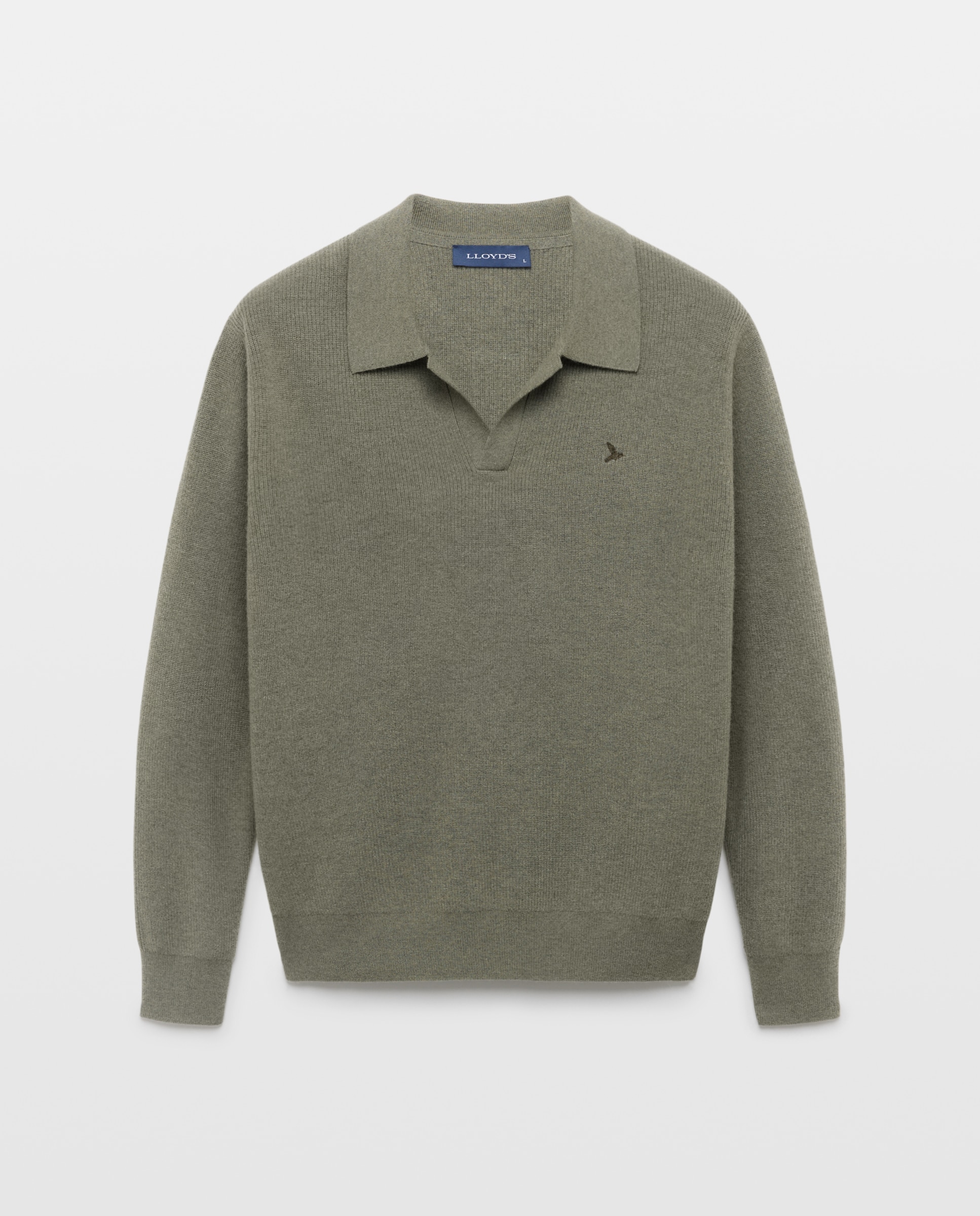 Jersey de hombre cuello polo - Lloyd's - Verde claro Verde claro-4