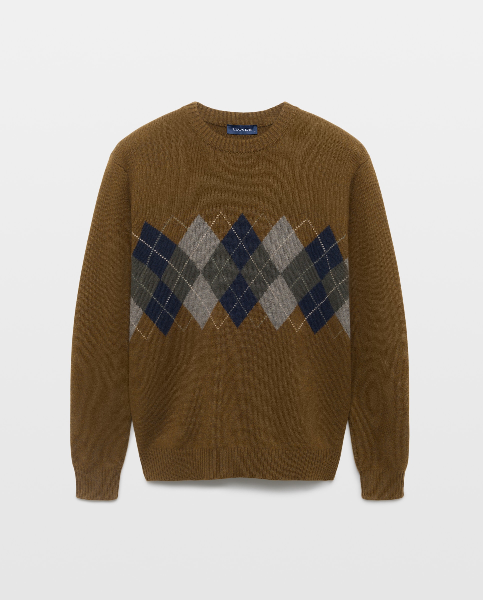 Jersey de hombre con intarsia - Lloyd's - Amarillo Amarillo-4