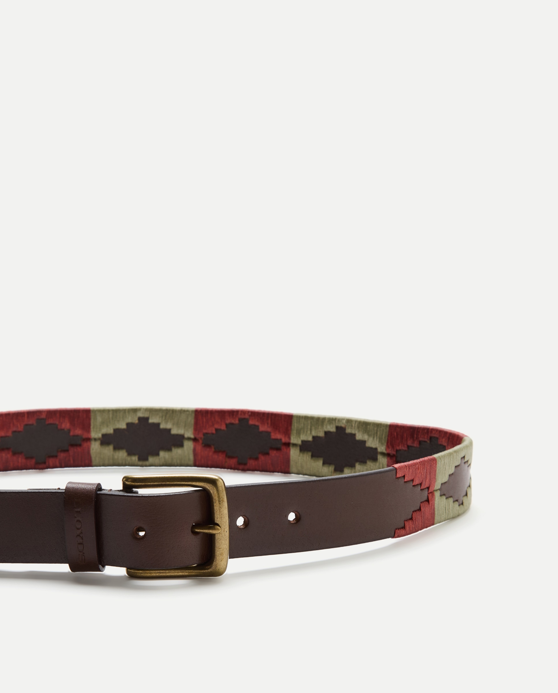 Cinto em pele Bordeaux-3