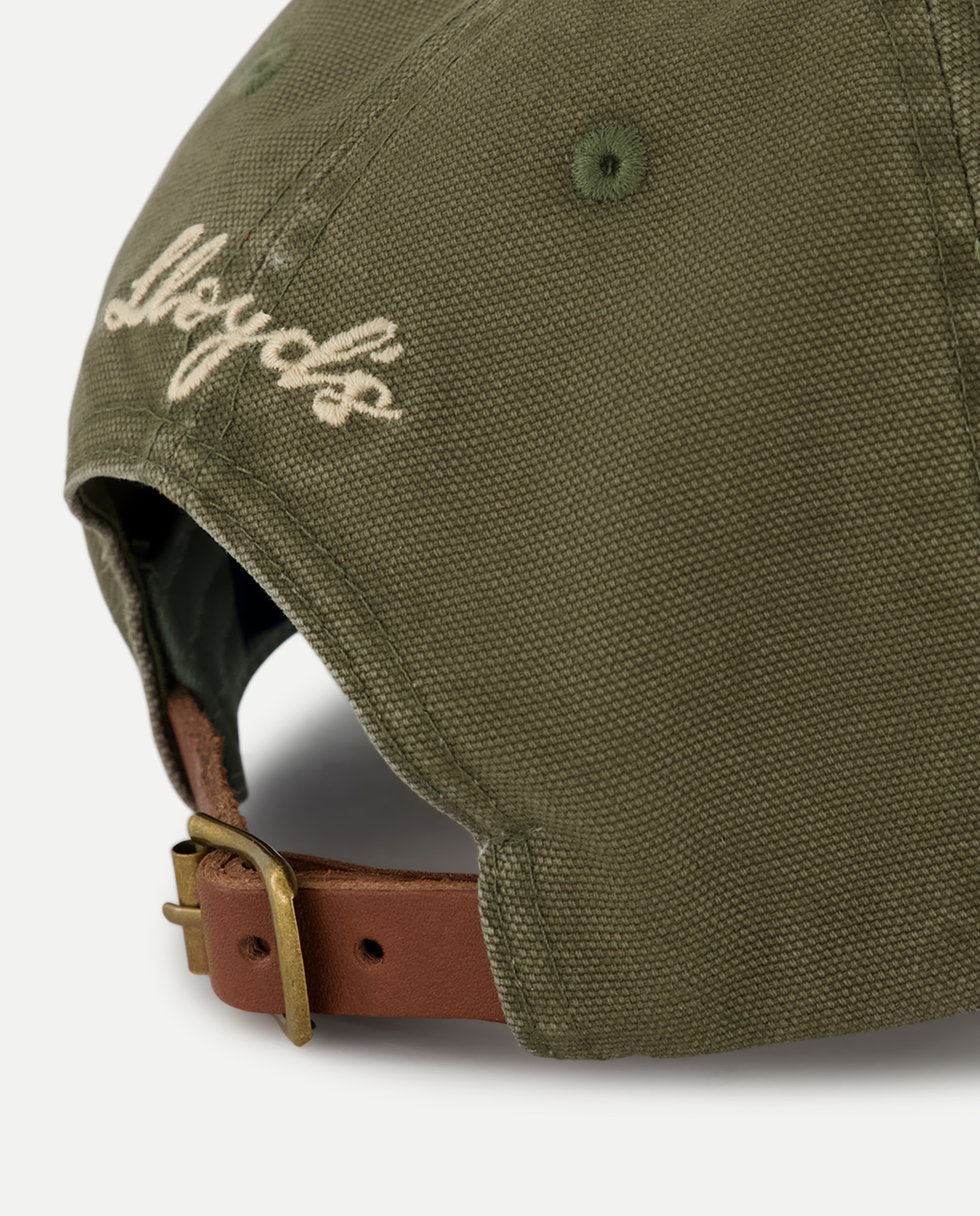 Boné de Algodão com Lavagem Caqui-2