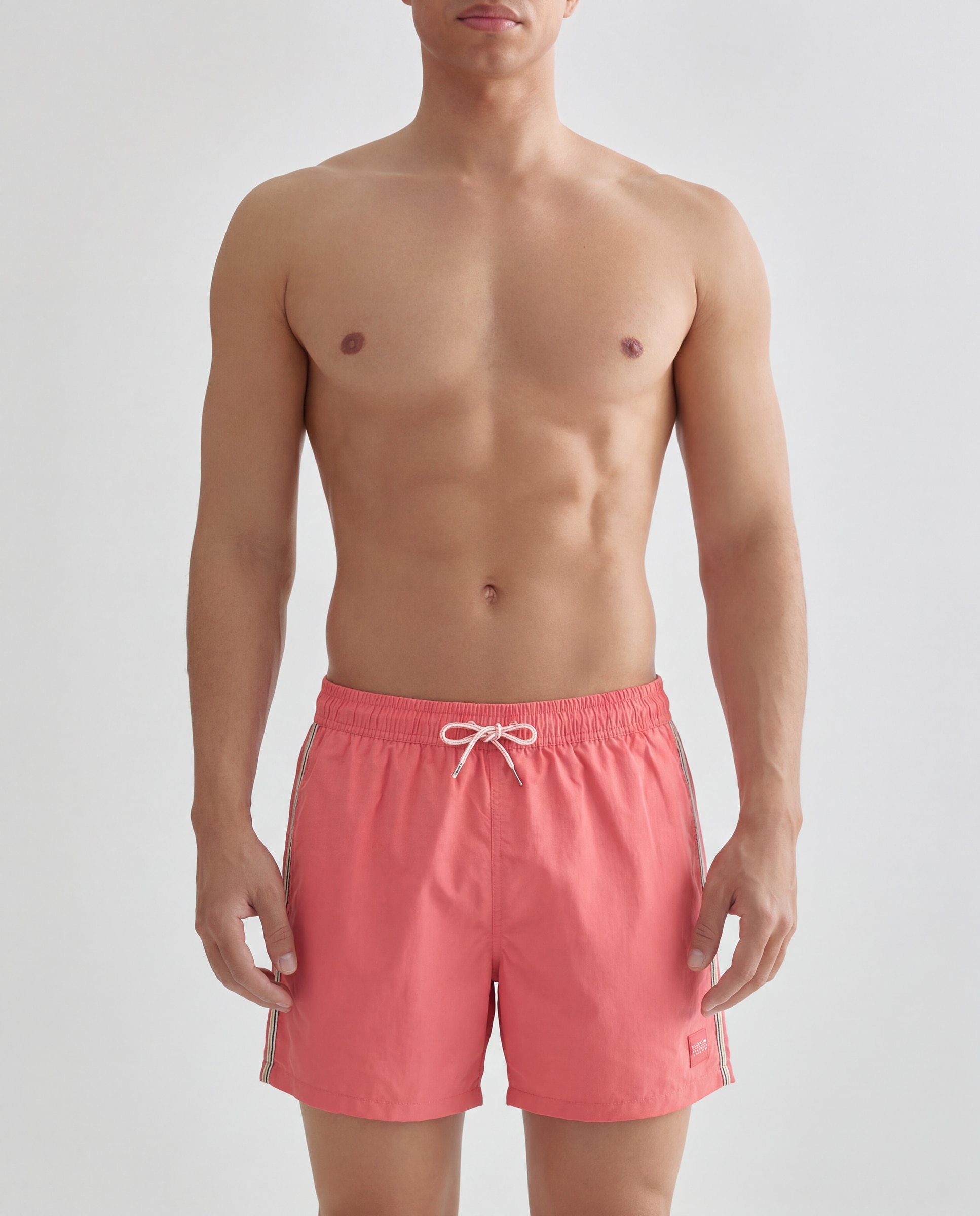 Traje de baño de hombre liso - Lloyd's - Coral Coral-5