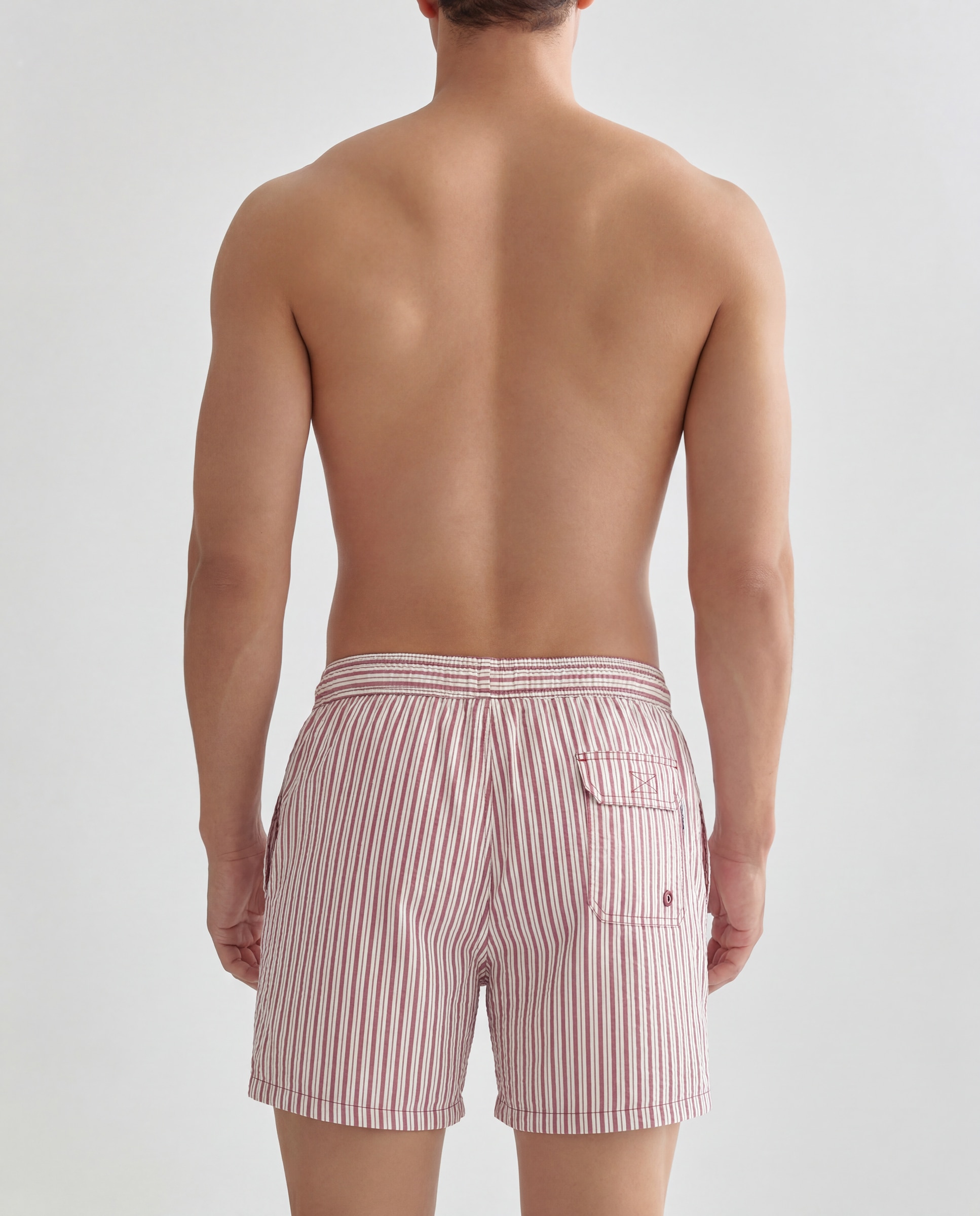 Traje de baño de hombre rayas - Lloyd's - Burdeos Burdeos-6