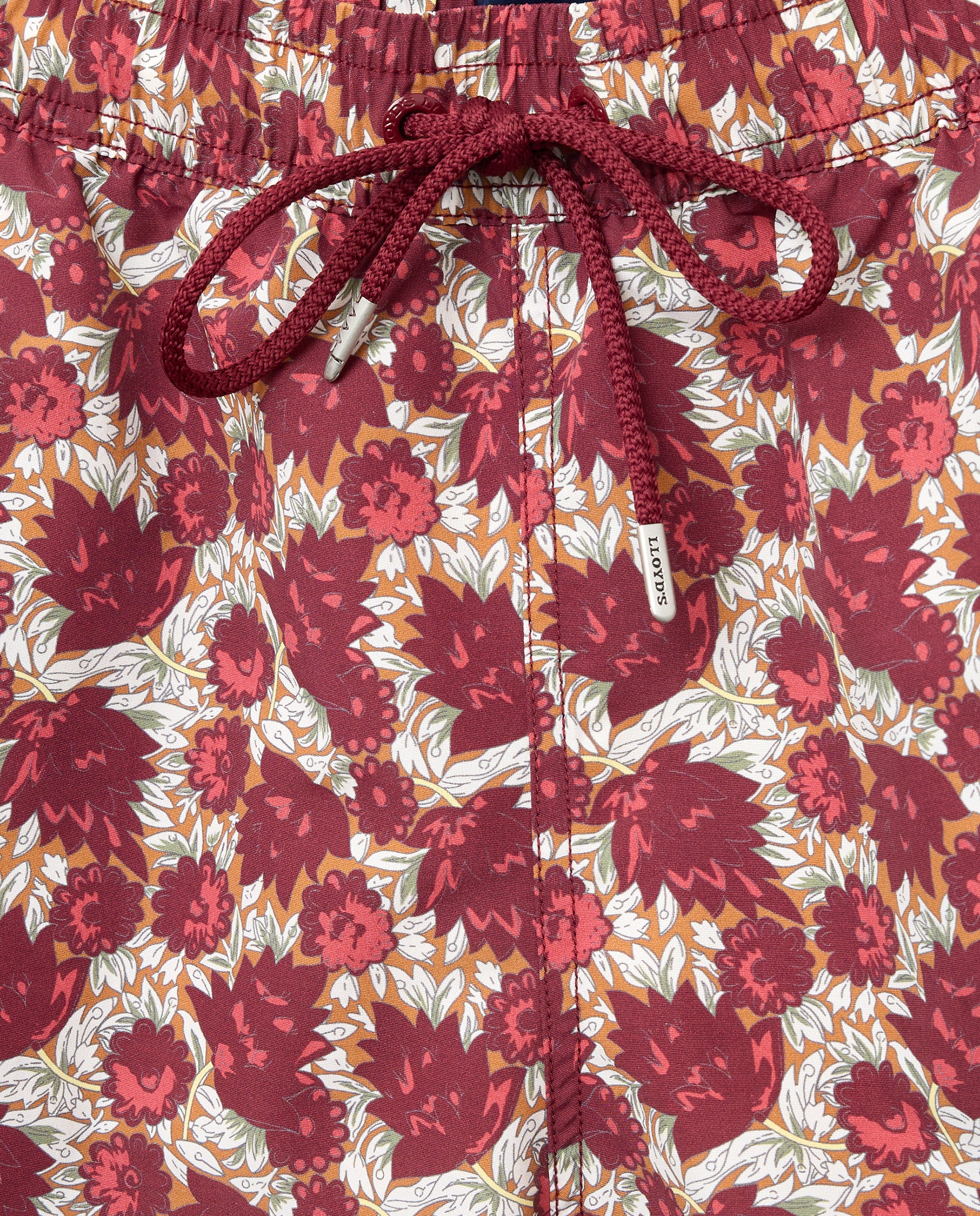 Calções de Banho com Estampado Bordeaux-3
