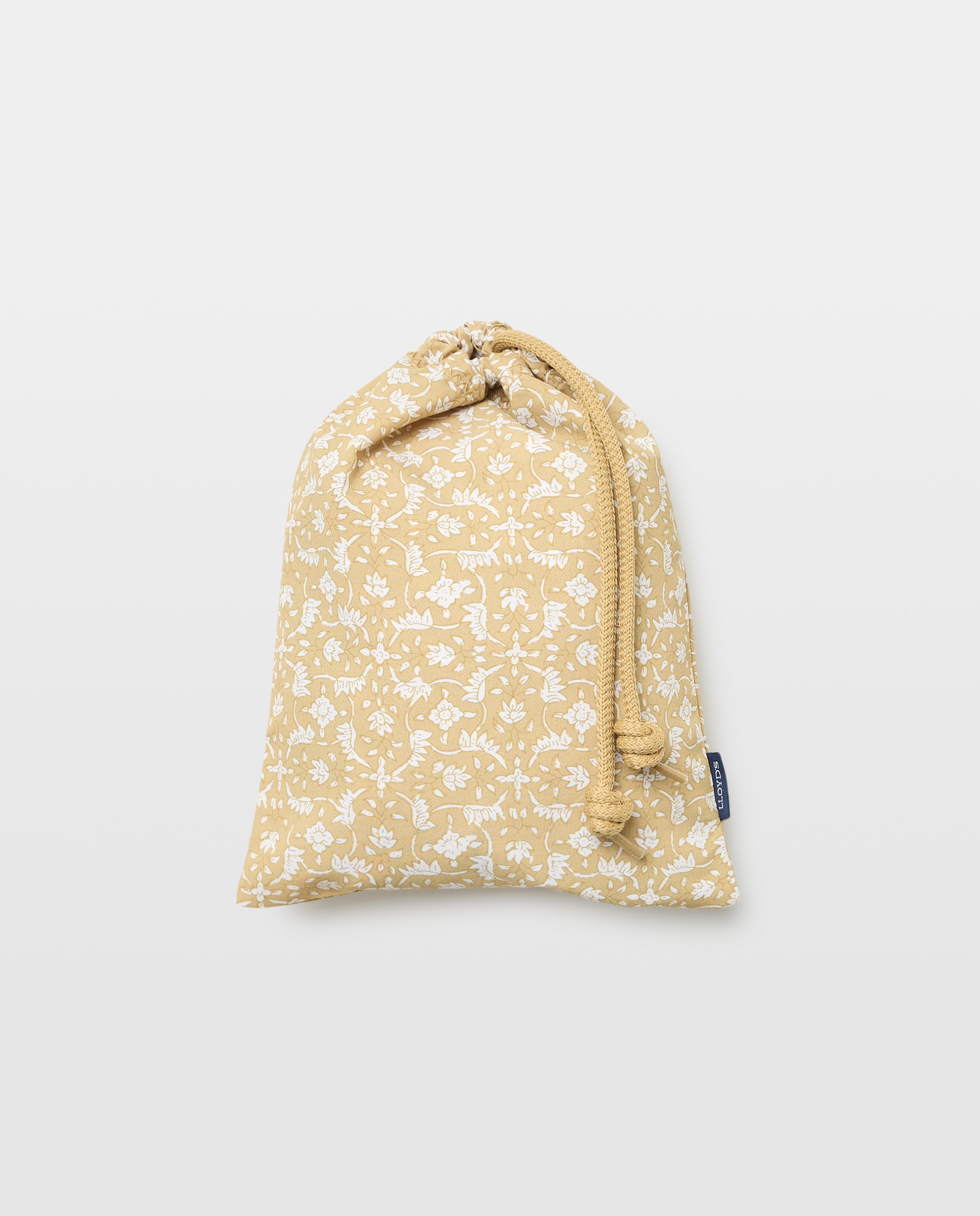 Calções de Banho com Estampado Mostarda-4