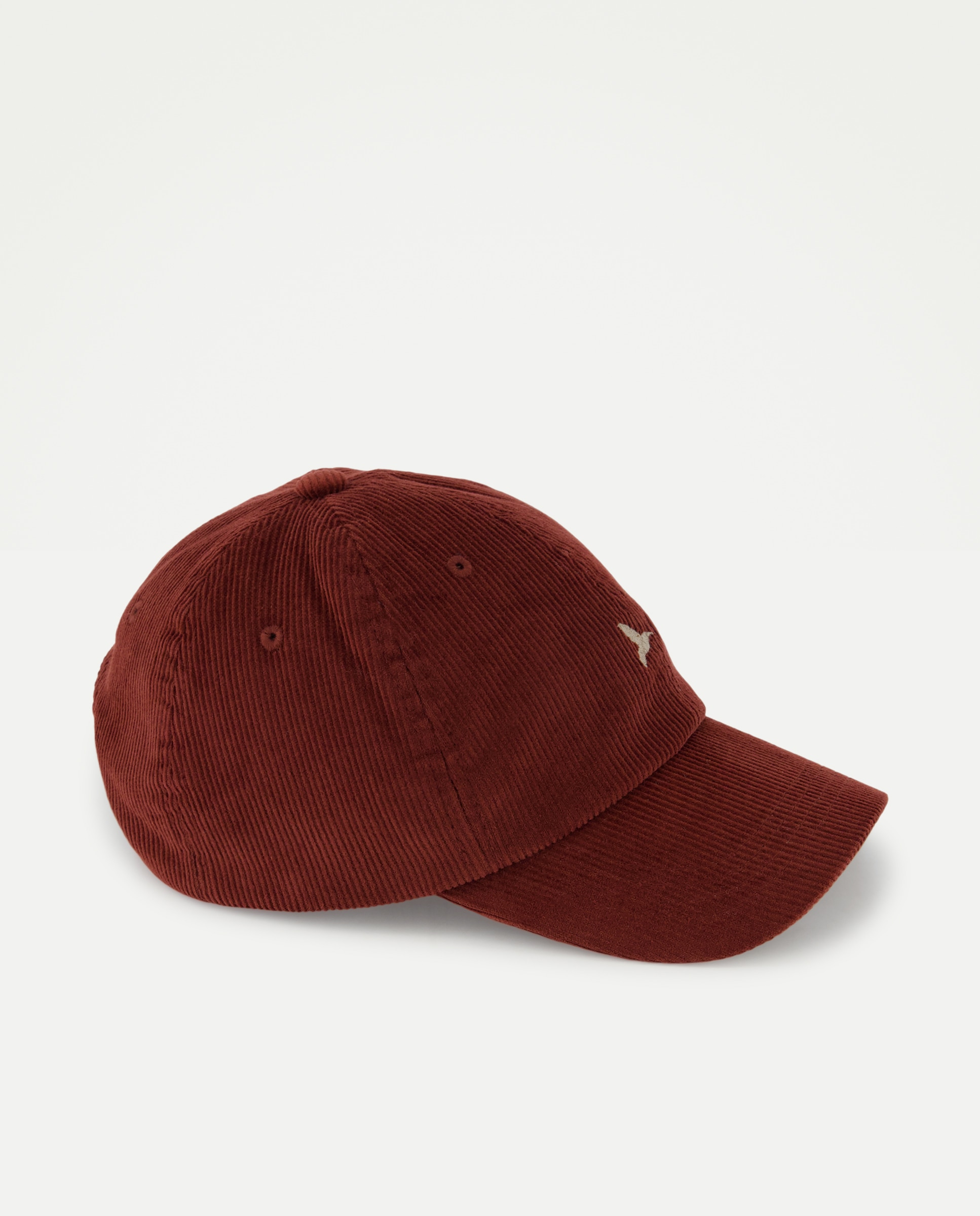 Imagen 0 de Gorra beisbolera de pana de hombre Burdeos