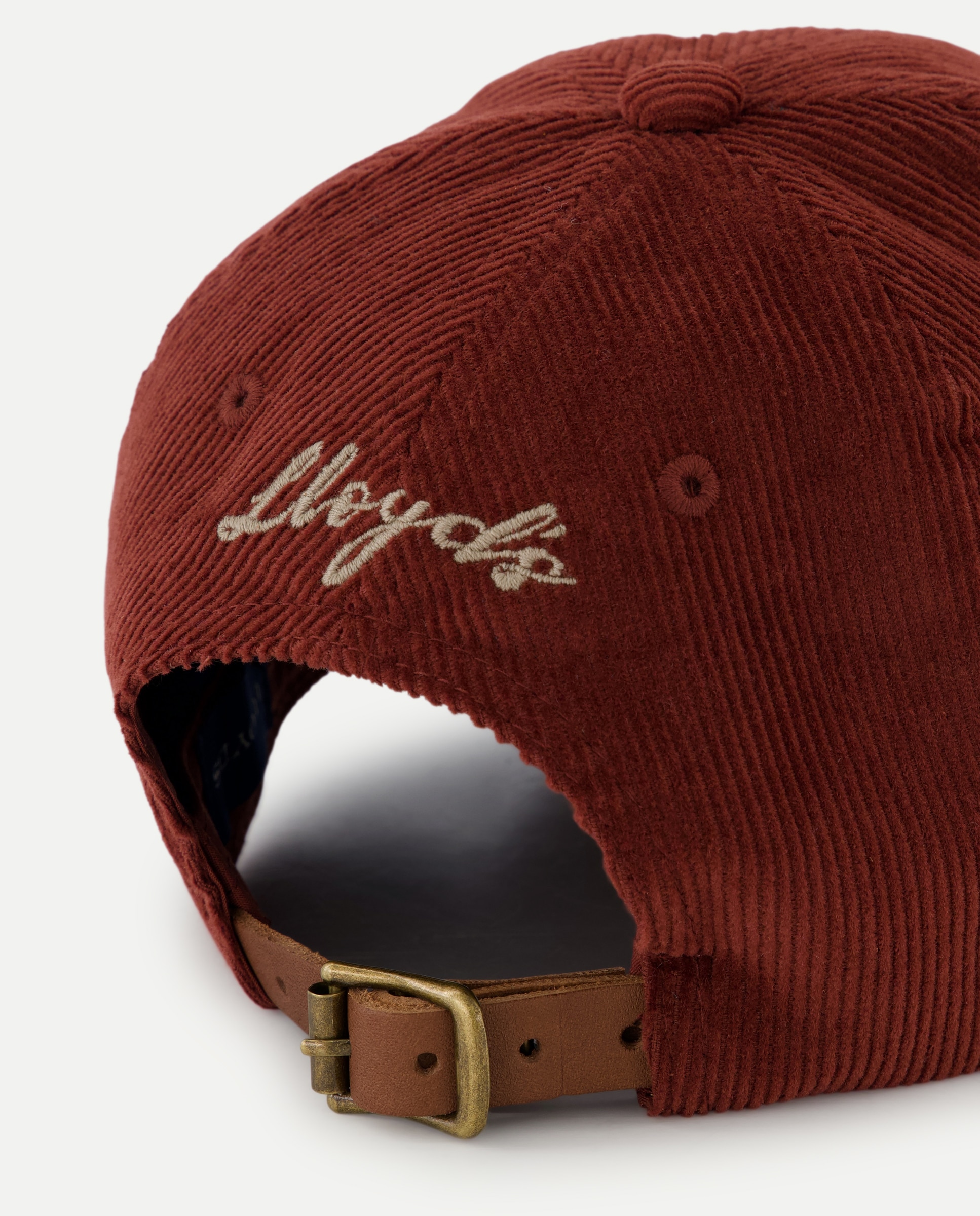 Gorra beisbolera de pana de hombre - Lloyd's - Burdeos Burdeos-2